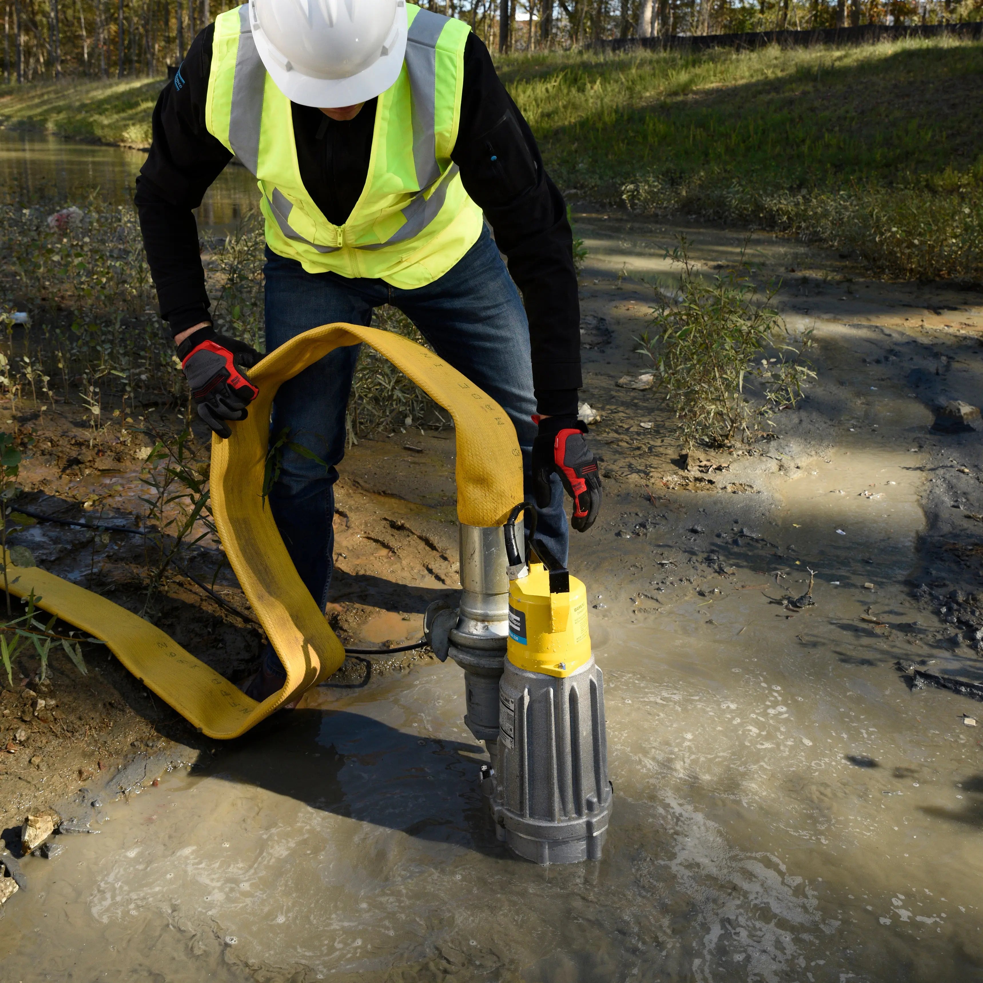 Atlas Copco WEDA S30N | Submersible Sludge Pump — 3 HP, 220–240V 1-Phase, 230 GPM, 3" Discharge