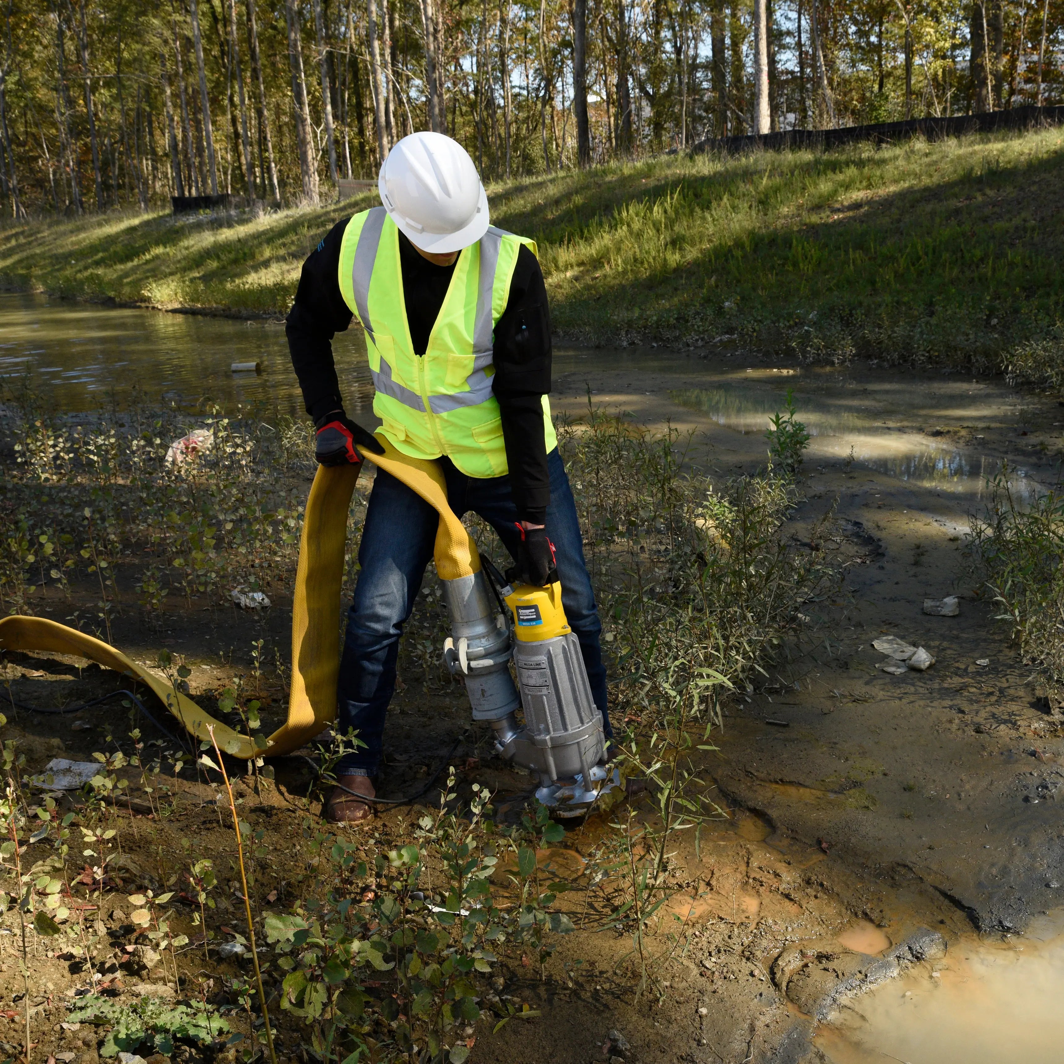 Atlas Copco WEDA S30N | Submersible Sludge Pump — 3 HP, 220–240V 1-Phase, 230 GPM, 3" Discharge