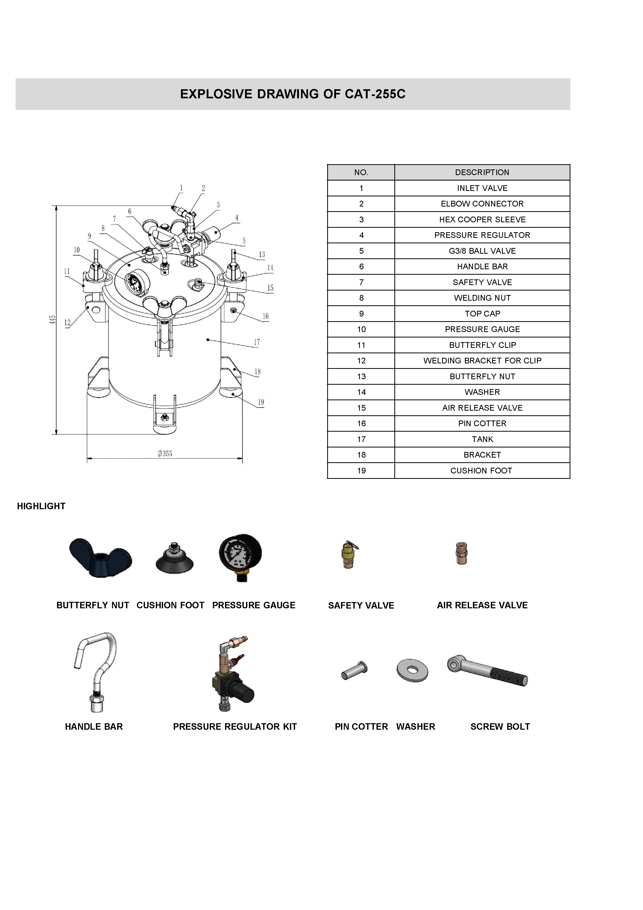 California Air Tools 2.5 Gallon Pressure Pot for Casting