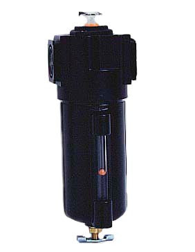 Arrow Pneumatics standard oil-removing filter with 6 oz metal bowl and sight glass