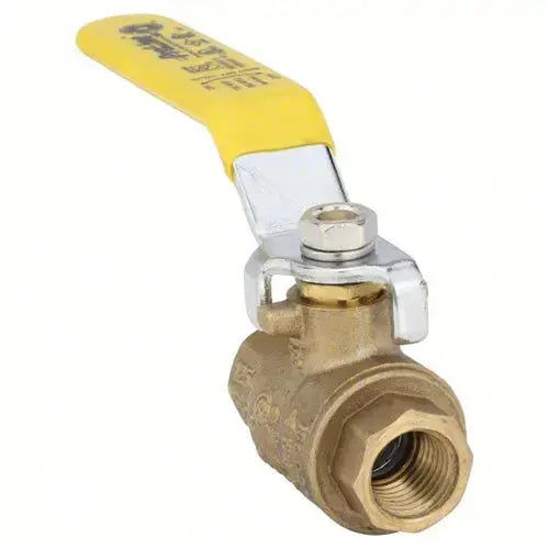Brass Mid-Flow Mini Ball Valve FBV-25-M, 1/4" FNPT x FNPT