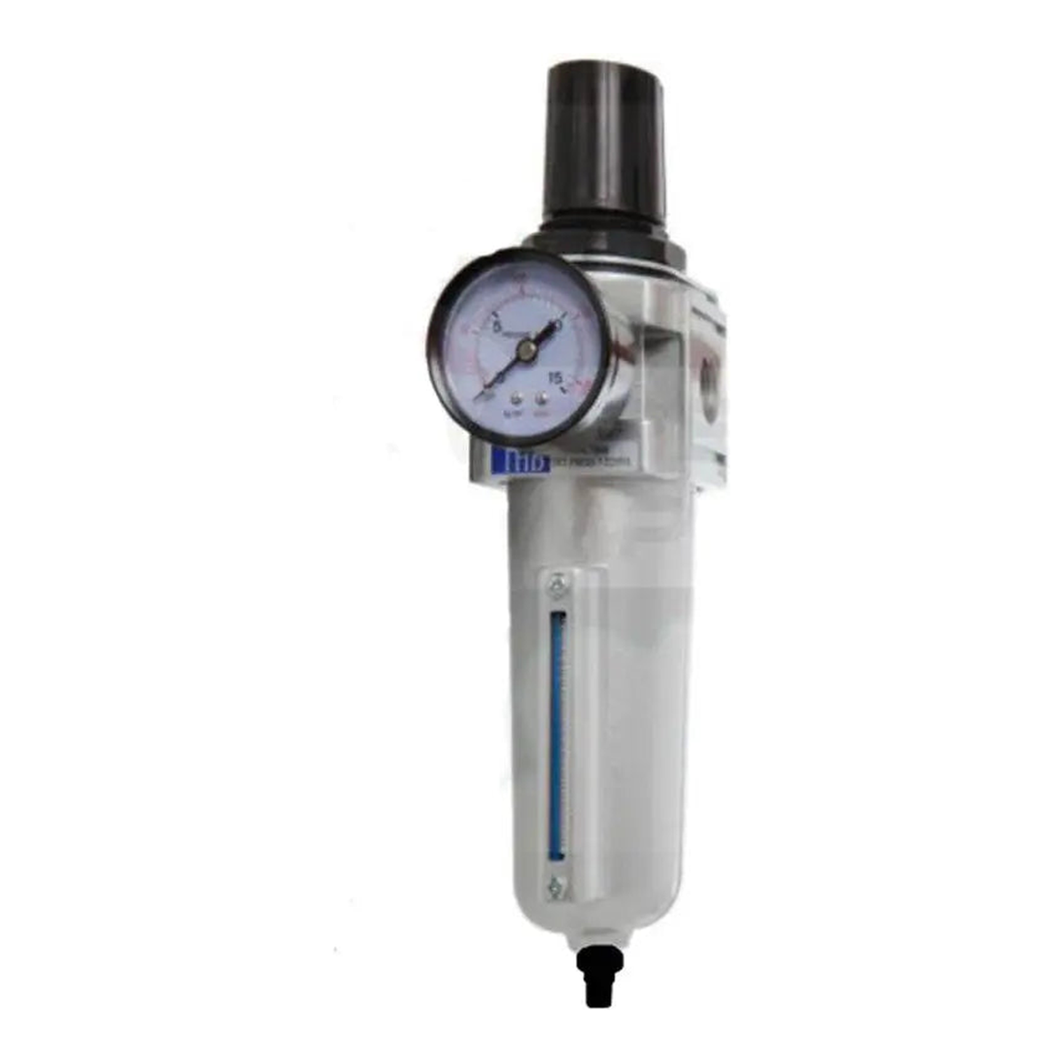 Arrow Pneumatics 7000 Series Integral Filter/Regulator — 5 Micron, Metal Bowl, Gauge Included