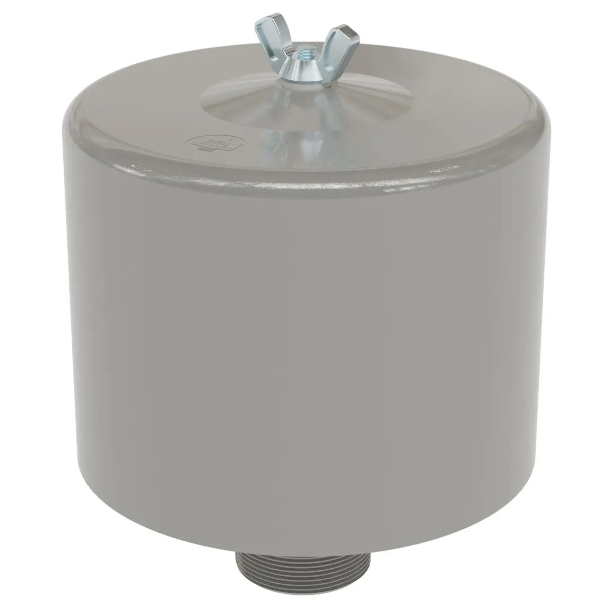 Solberg FS-19P inlet filter silencer with steel weatherhood and polyester element