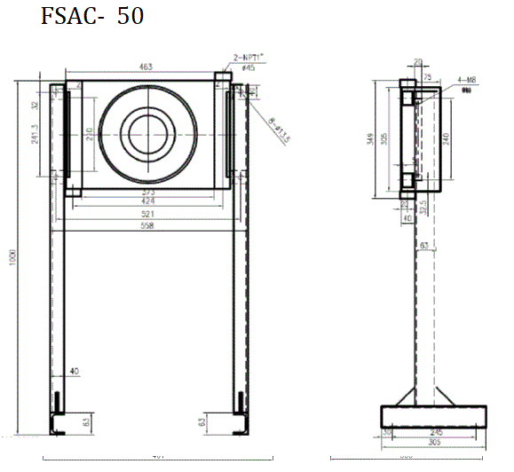115v Single Phase Freestanding Aftercoolers