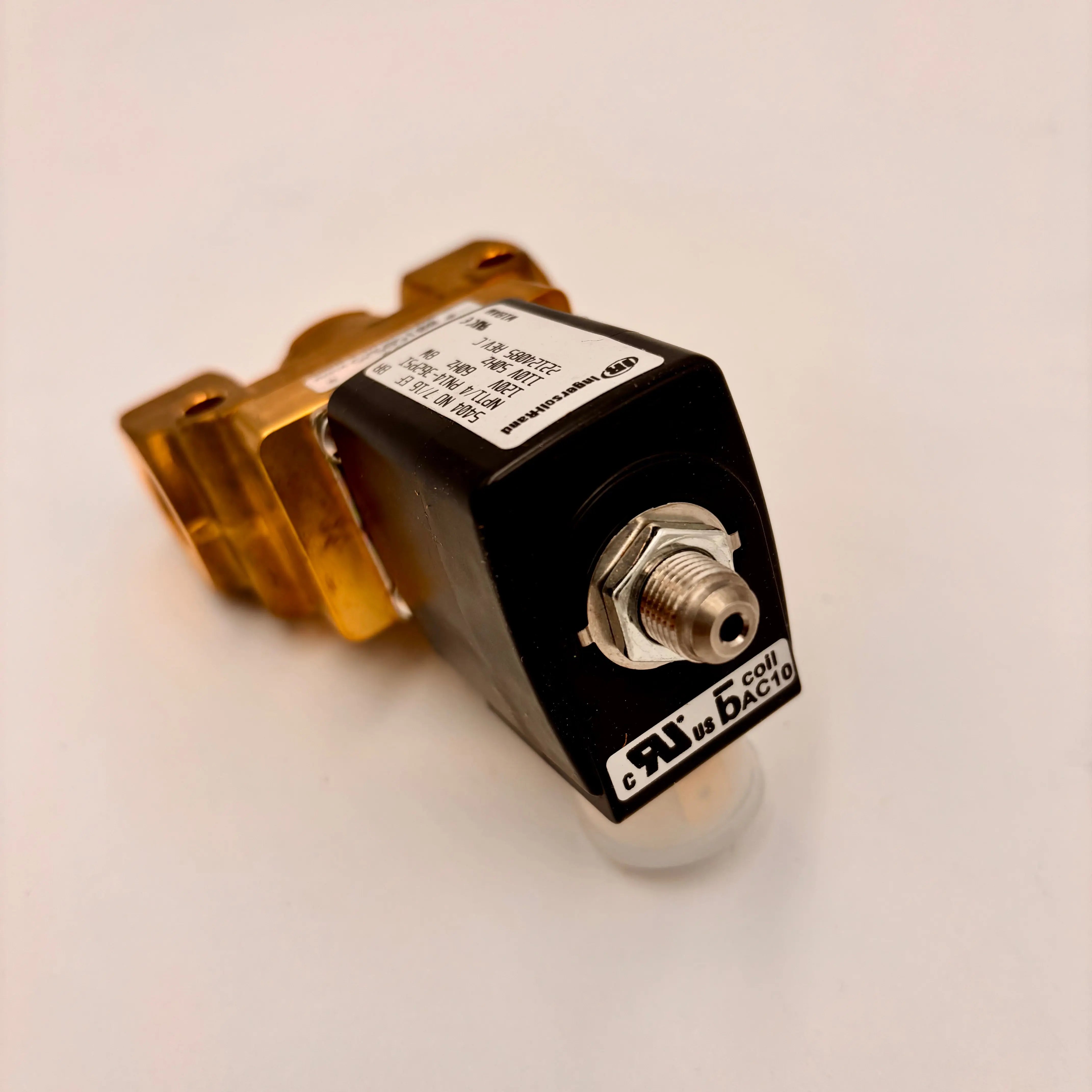 Solenoid Drain Valve, NPT 1/4" OEM Ingersoll Rand Valve, 362PSI - 22124085 OLD Stock Parts