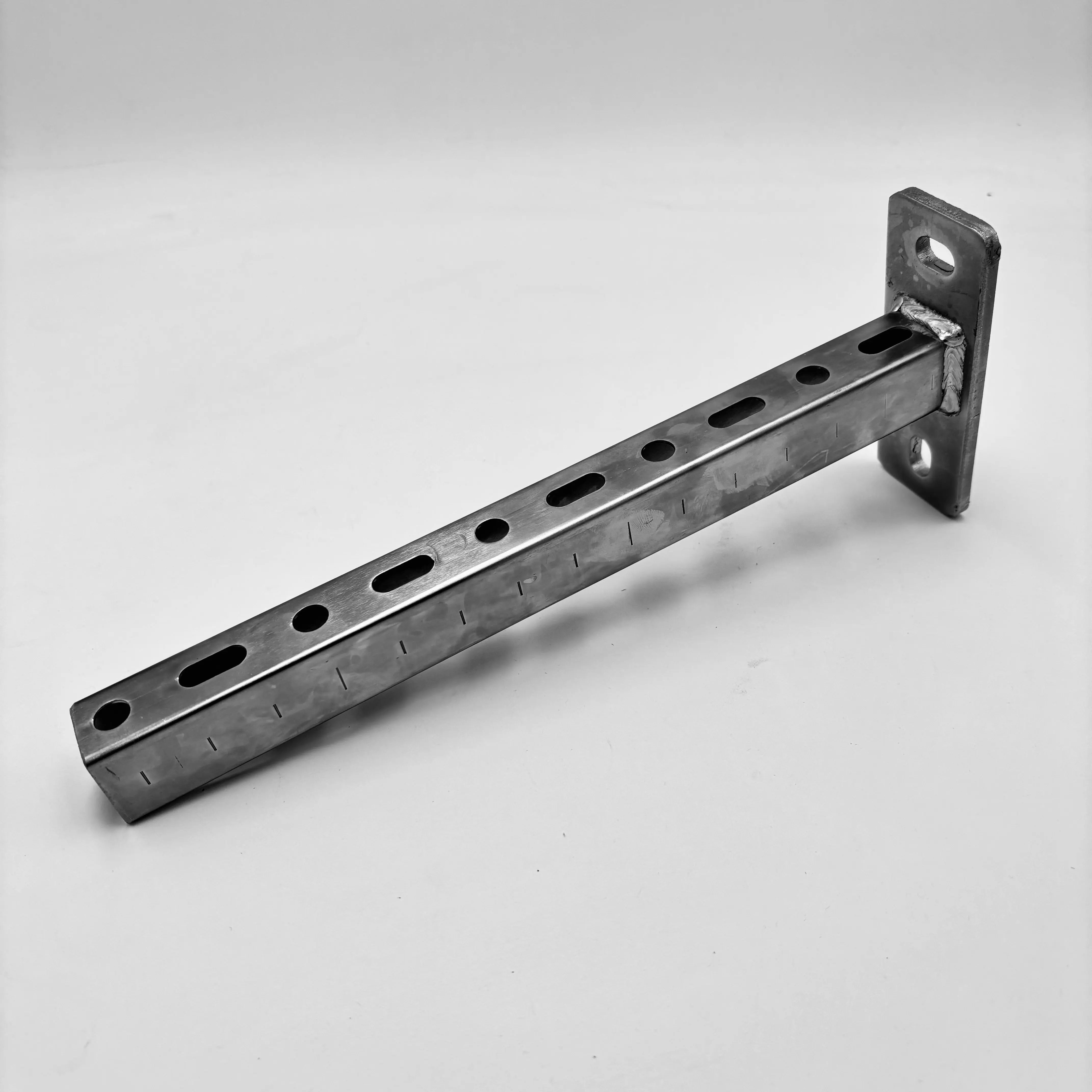Metal bracket on a white background