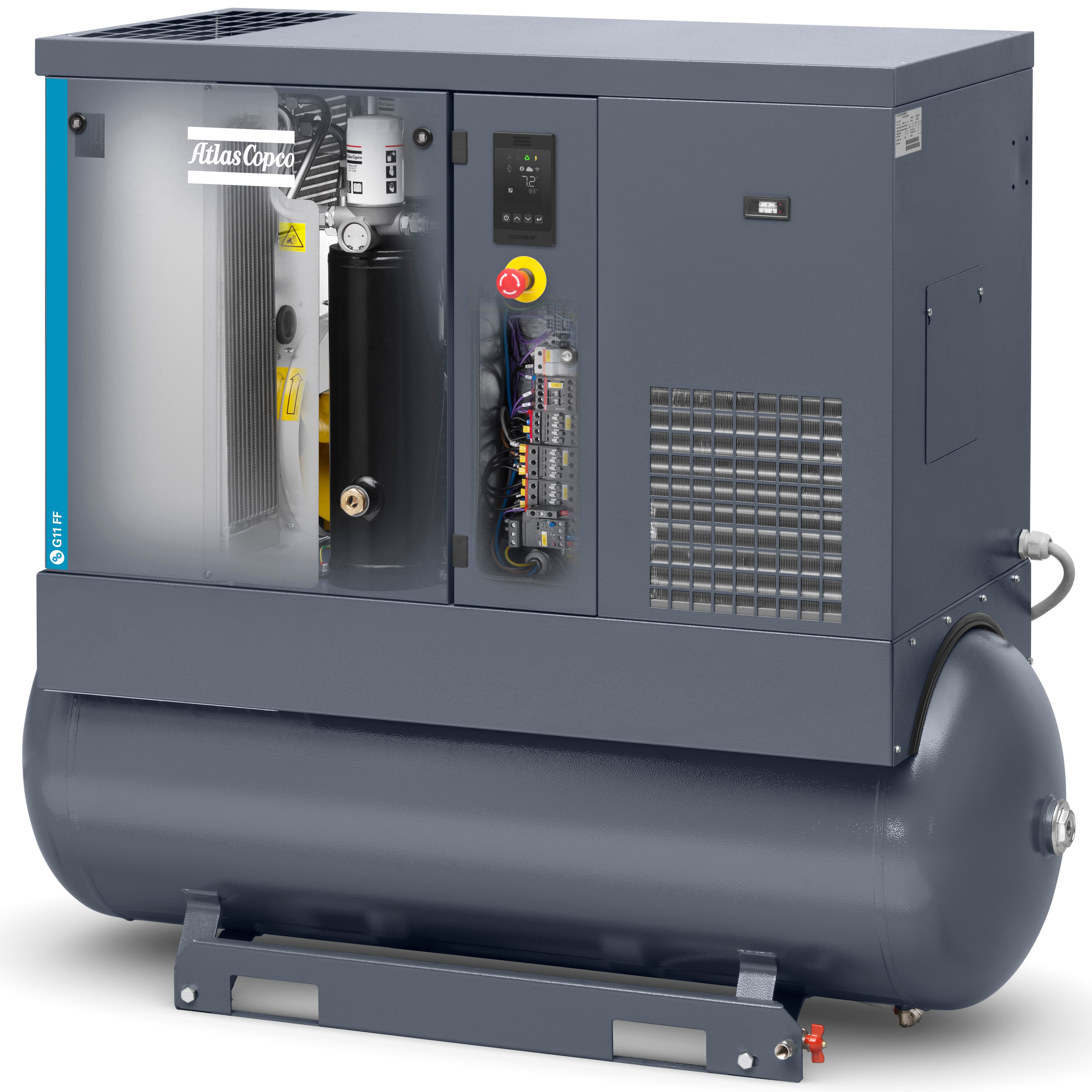 G7L-15 Series Rotary Screw Air Compressor By Atlas Copco