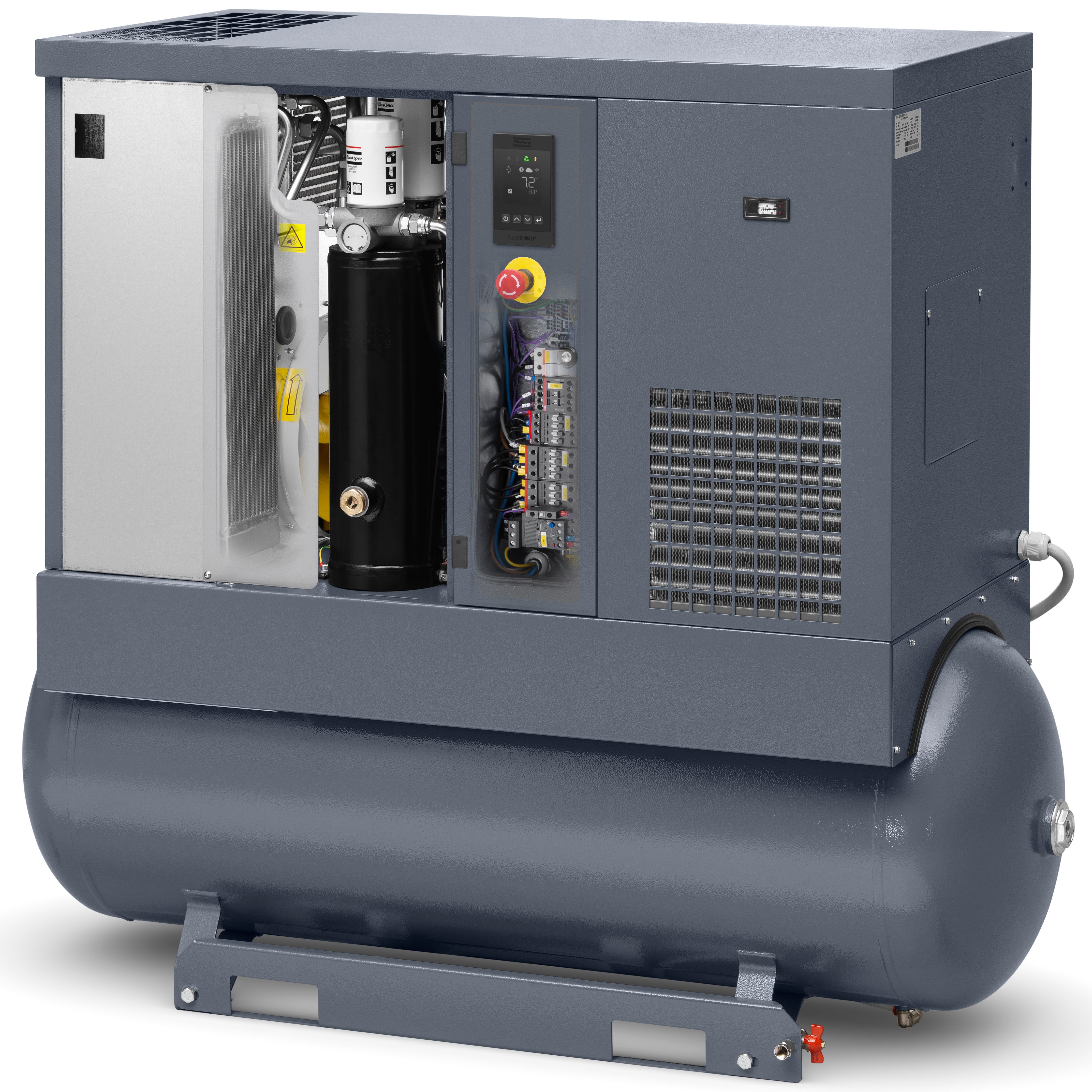 G7L-15 Series Rotary Screw Air Compressor By Atlas Copco