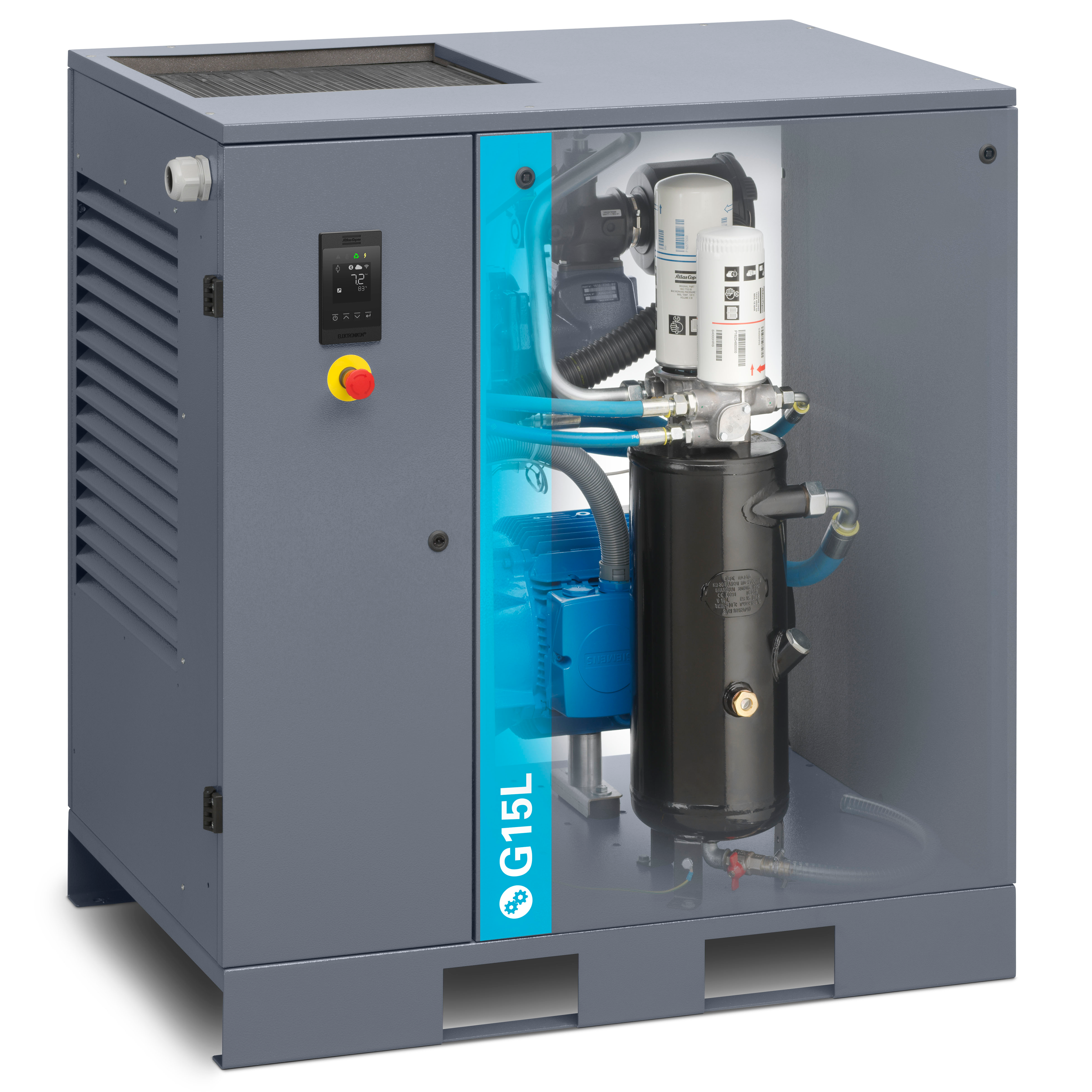 Atlas Copco G15L-22 Rotary Screw Air Compressor Series