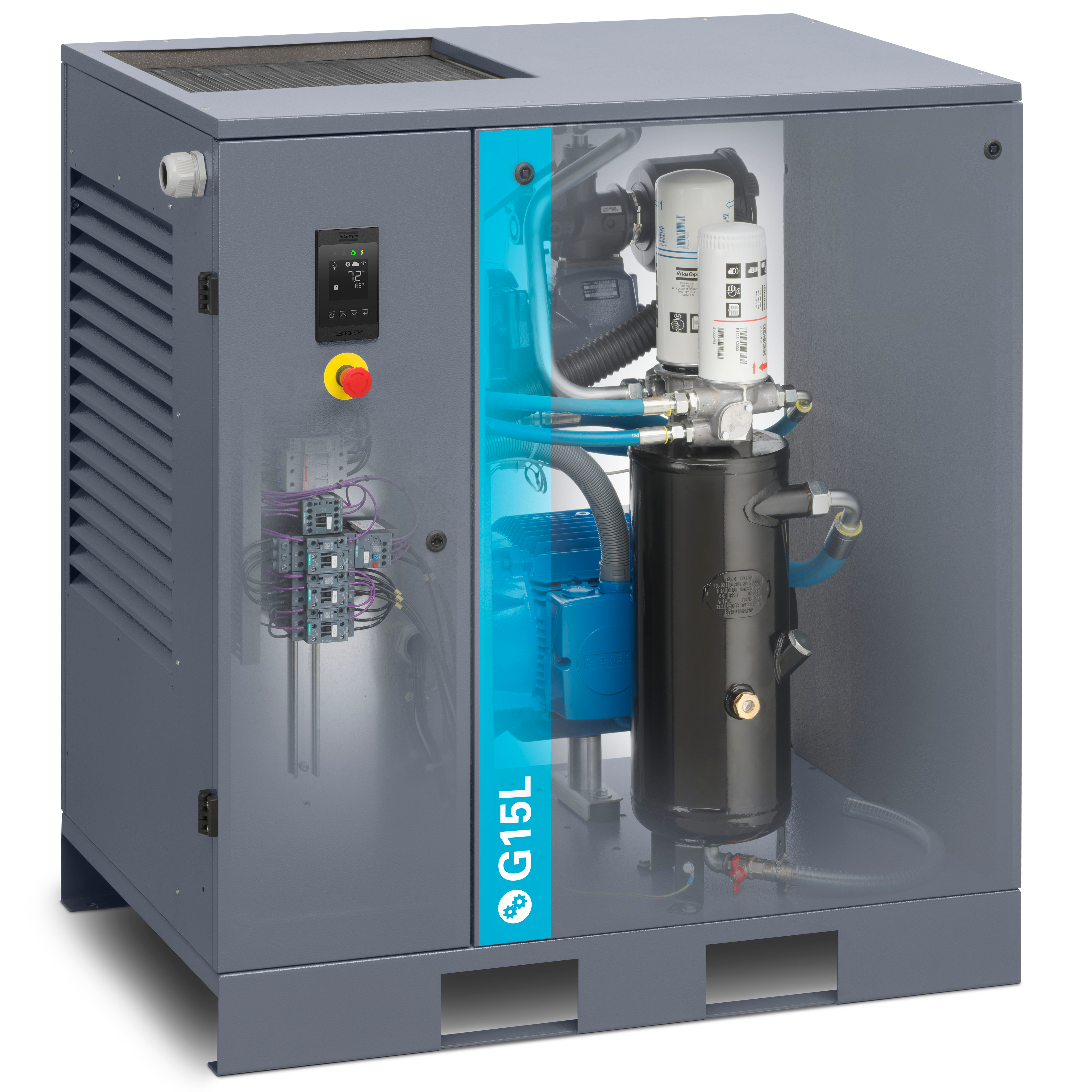 Atlas Copco G15L-22 Rotary Screw Air Compressor Series