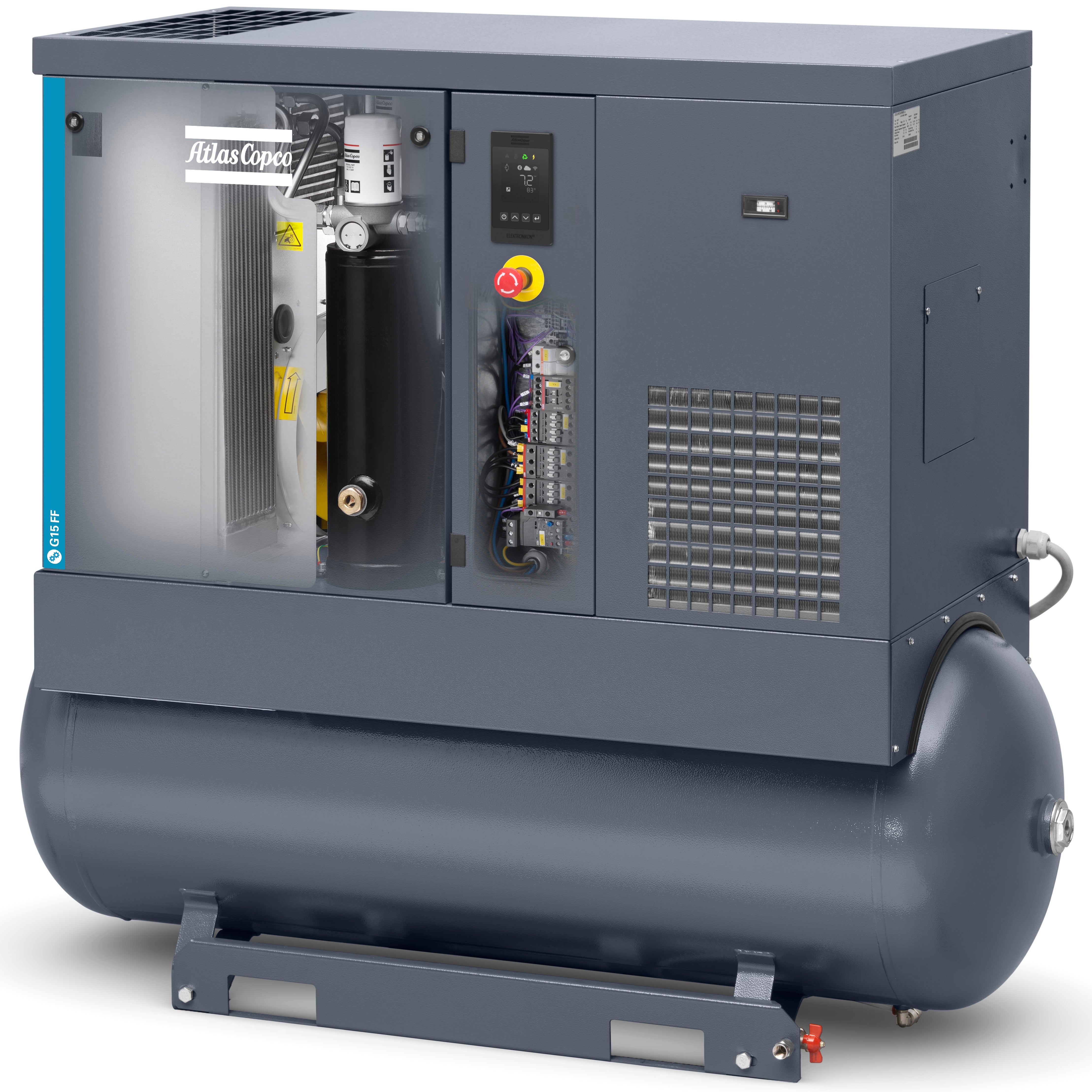 G7L-15 Series Rotary Screw Air Compressor By Atlas Copco