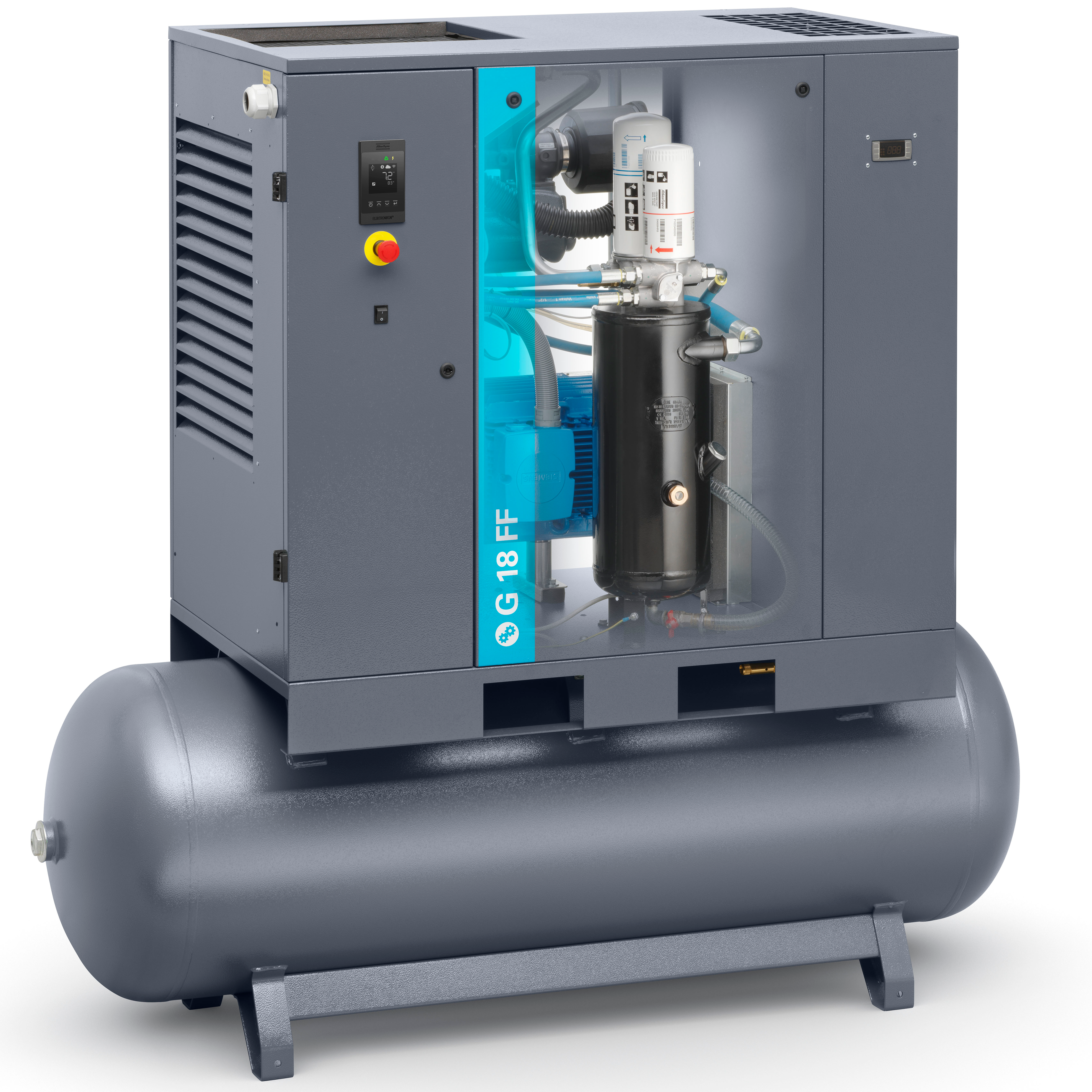 Atlas Copco G15L-22 Rotary Screw Air Compressor Series
