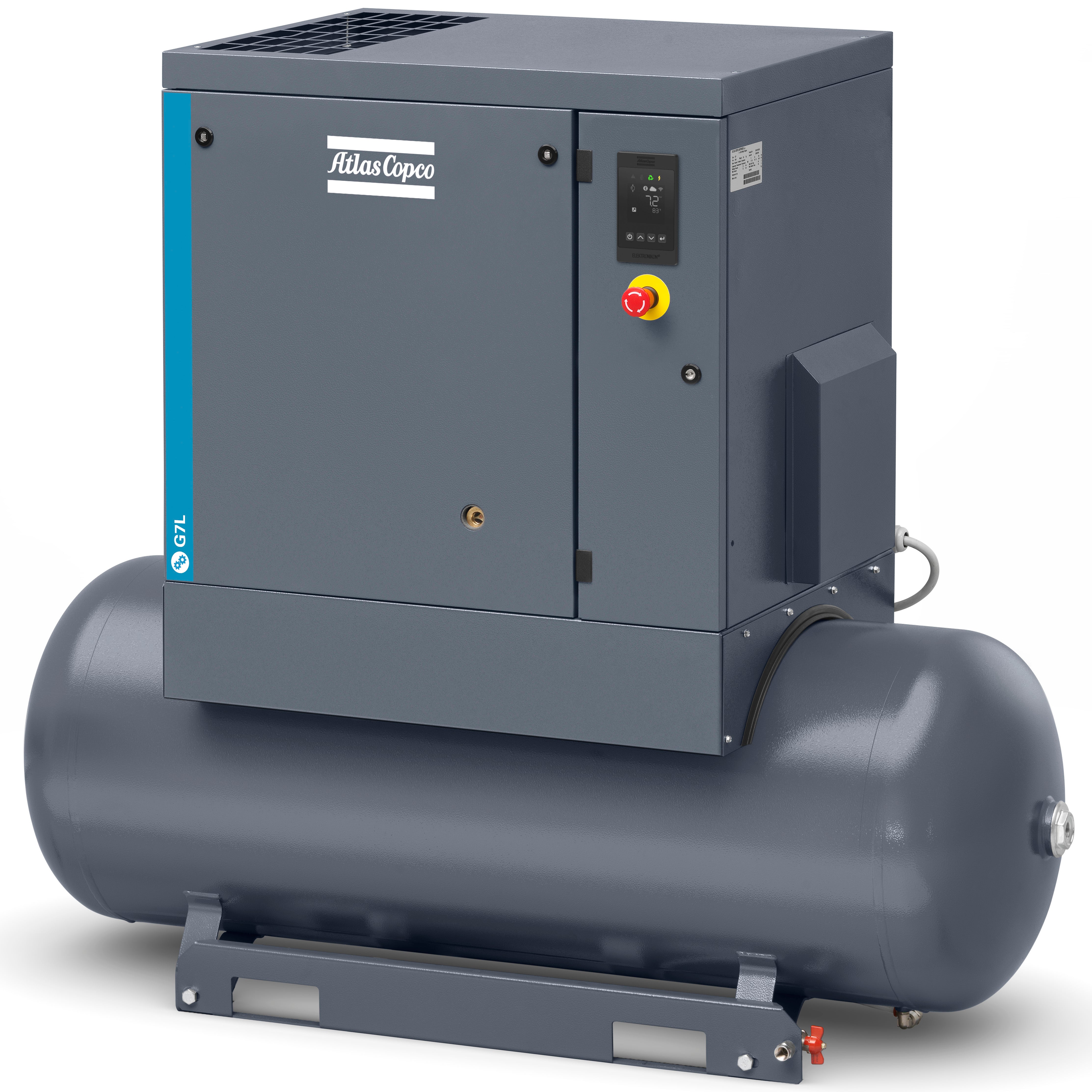 G7L-15 Series Rotary Screw Air Compressor By Atlas Copco