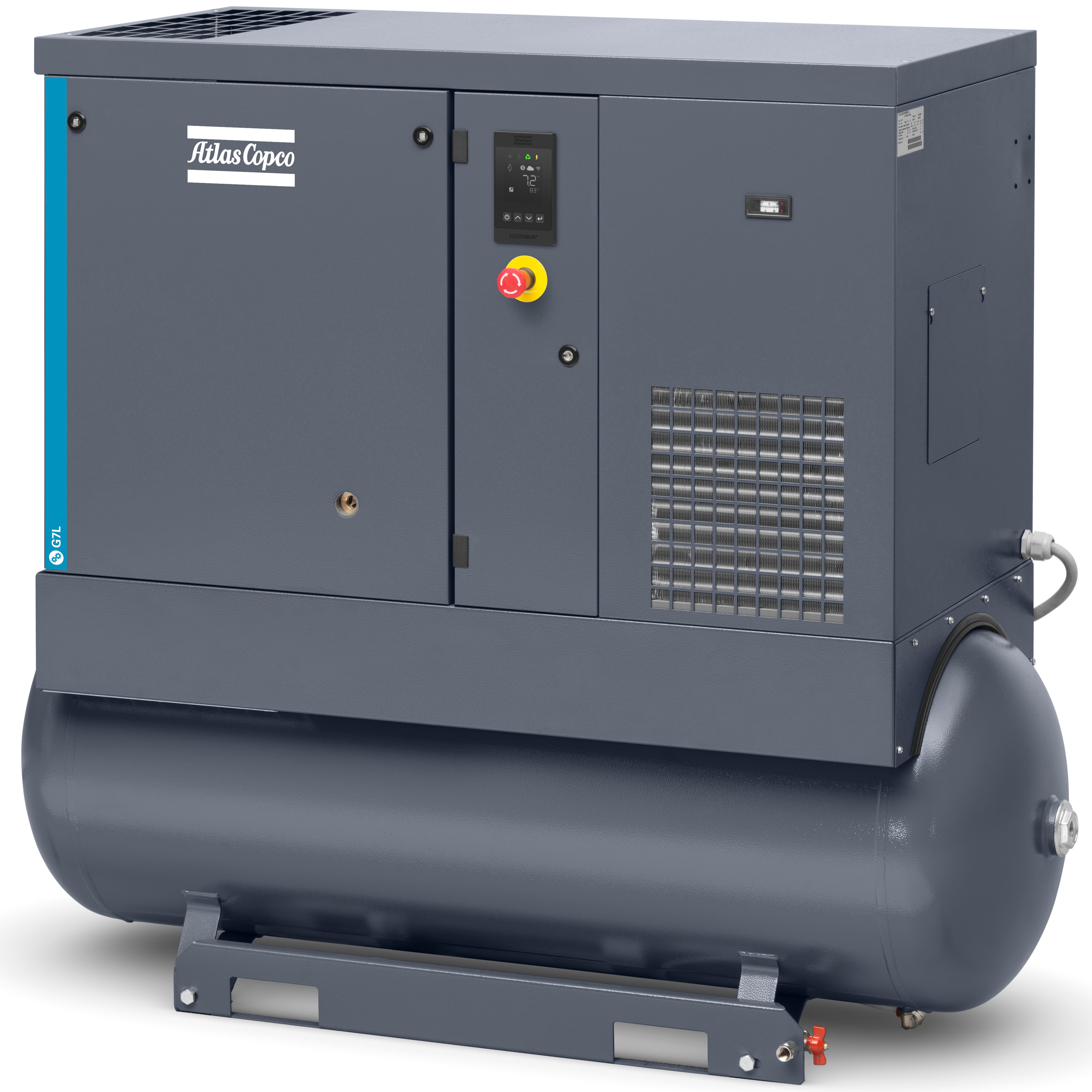 G7L-15 Series Rotary Screw Air Compressor By Atlas Copco