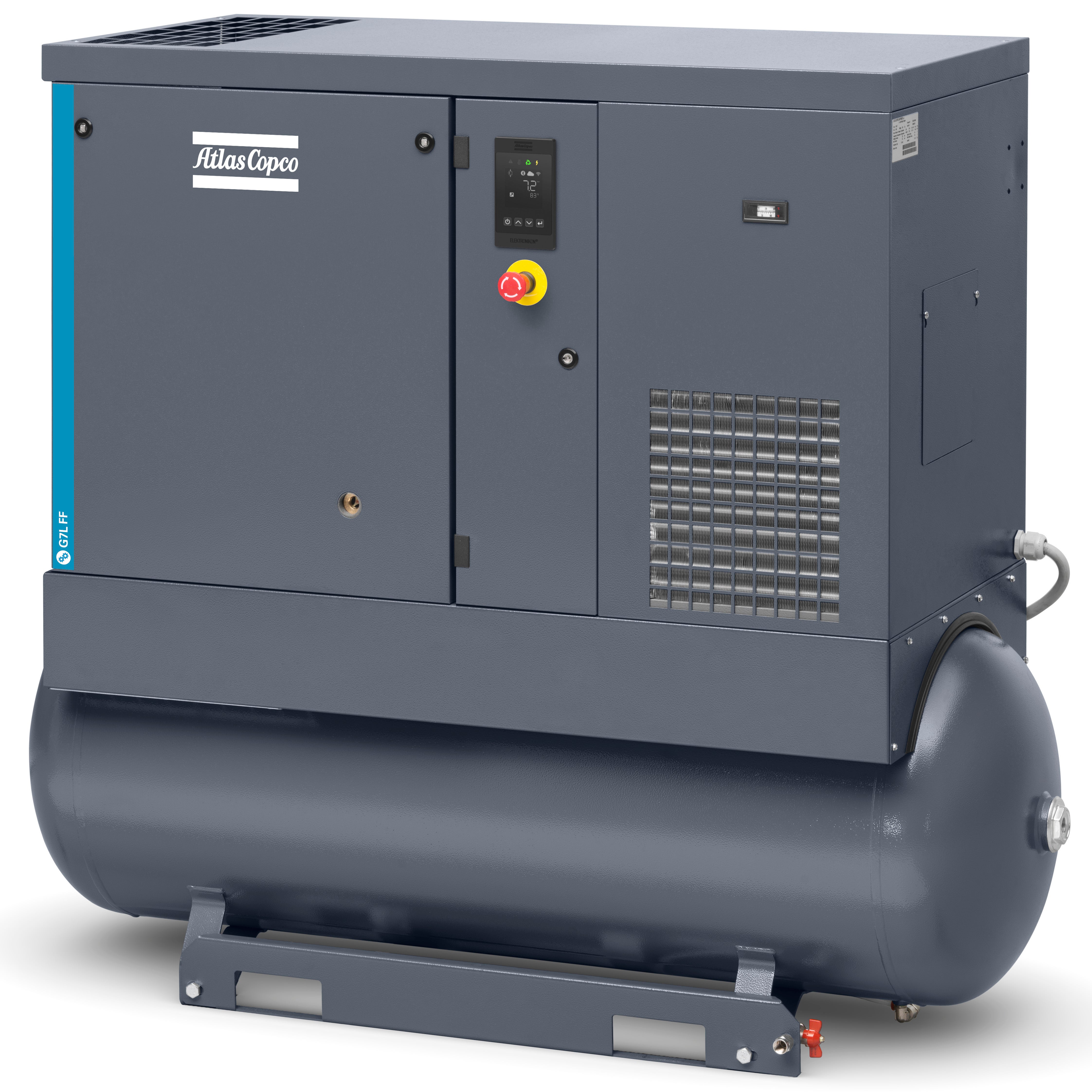 G7L-15 Series Rotary Screw Air Compressor By Atlas Copco