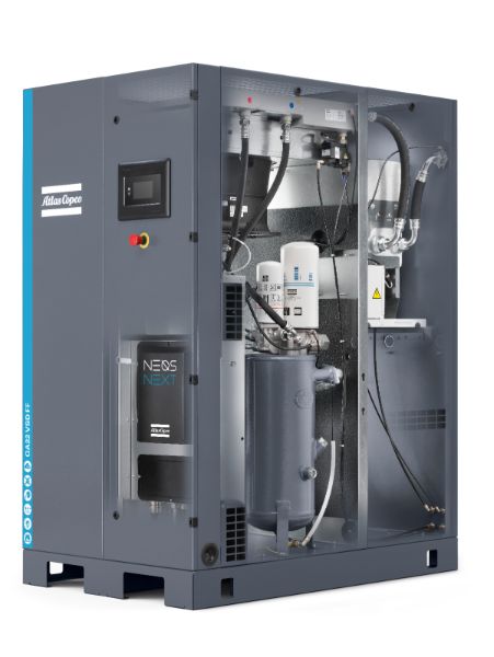 GA22-37VSD Variable Speed Rotary Screw Air Compressor By Atlas Copco