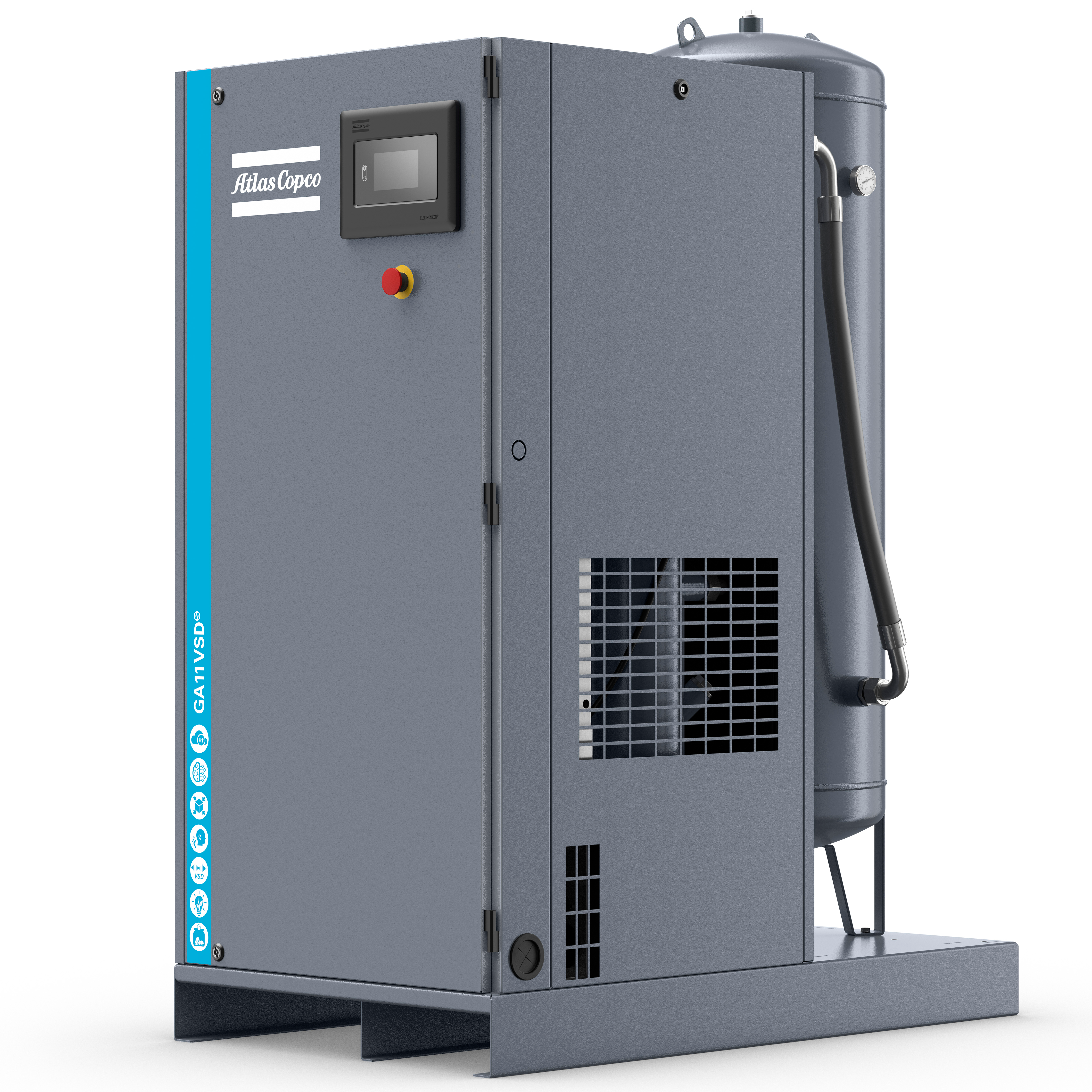 Atlas Copco GA5-18VSDS Variable Speed Rotary Screw Air Compressor Series