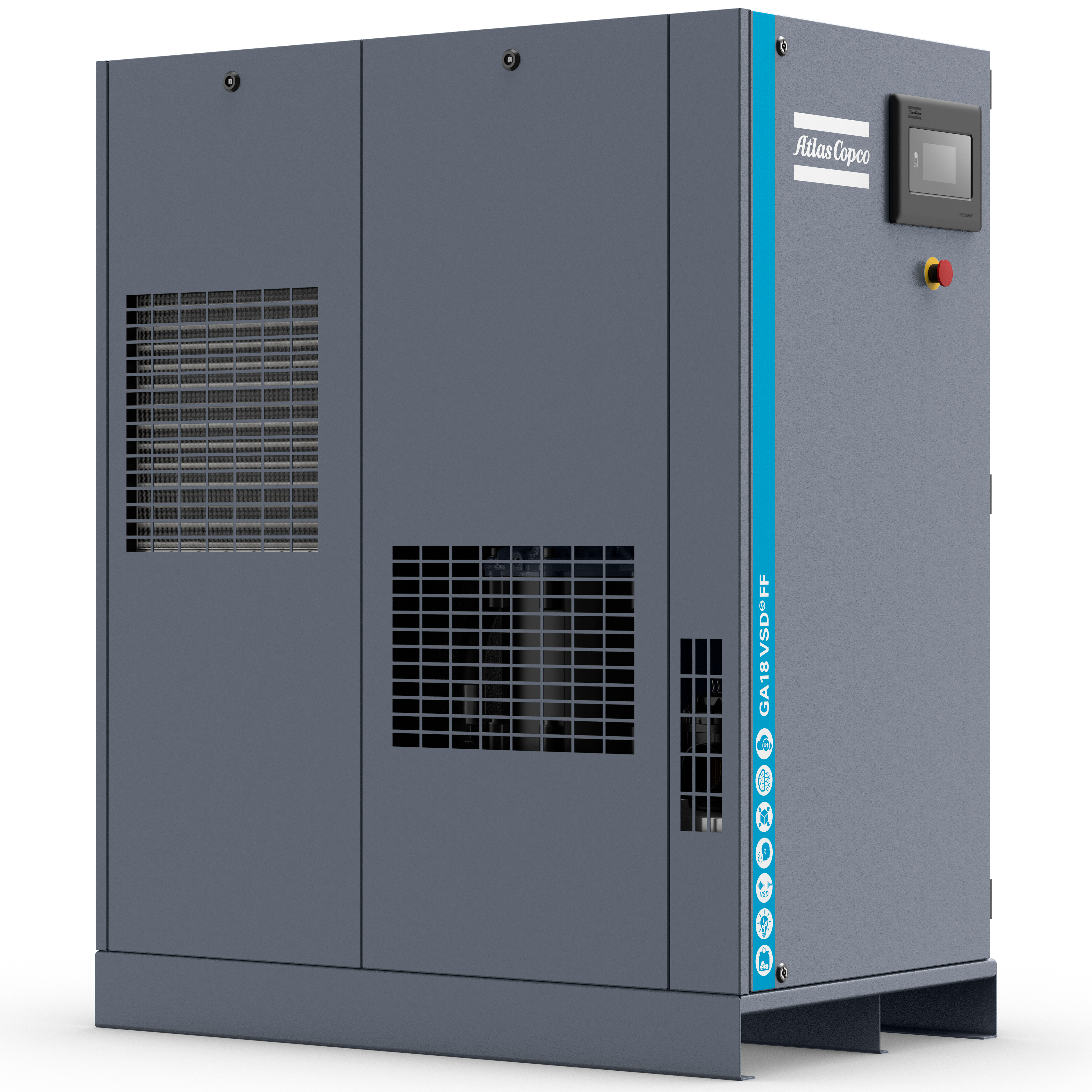 Atlas Copco GA5-18VSDS Variable Speed Rotary Screw Air Compressor Series