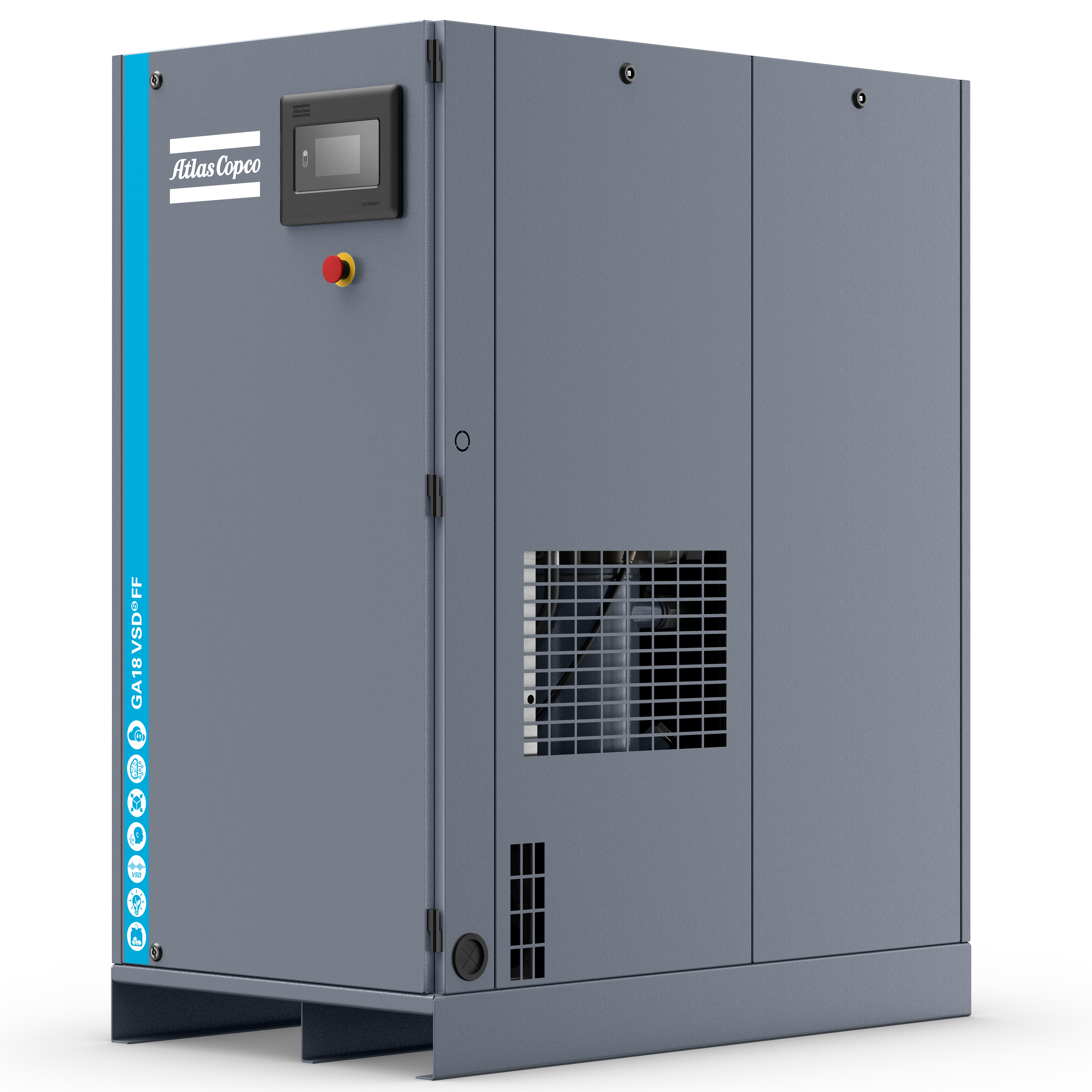 Atlas Copco GA5-18VSDS Variable Speed Rotary Screw Air Compressor Series