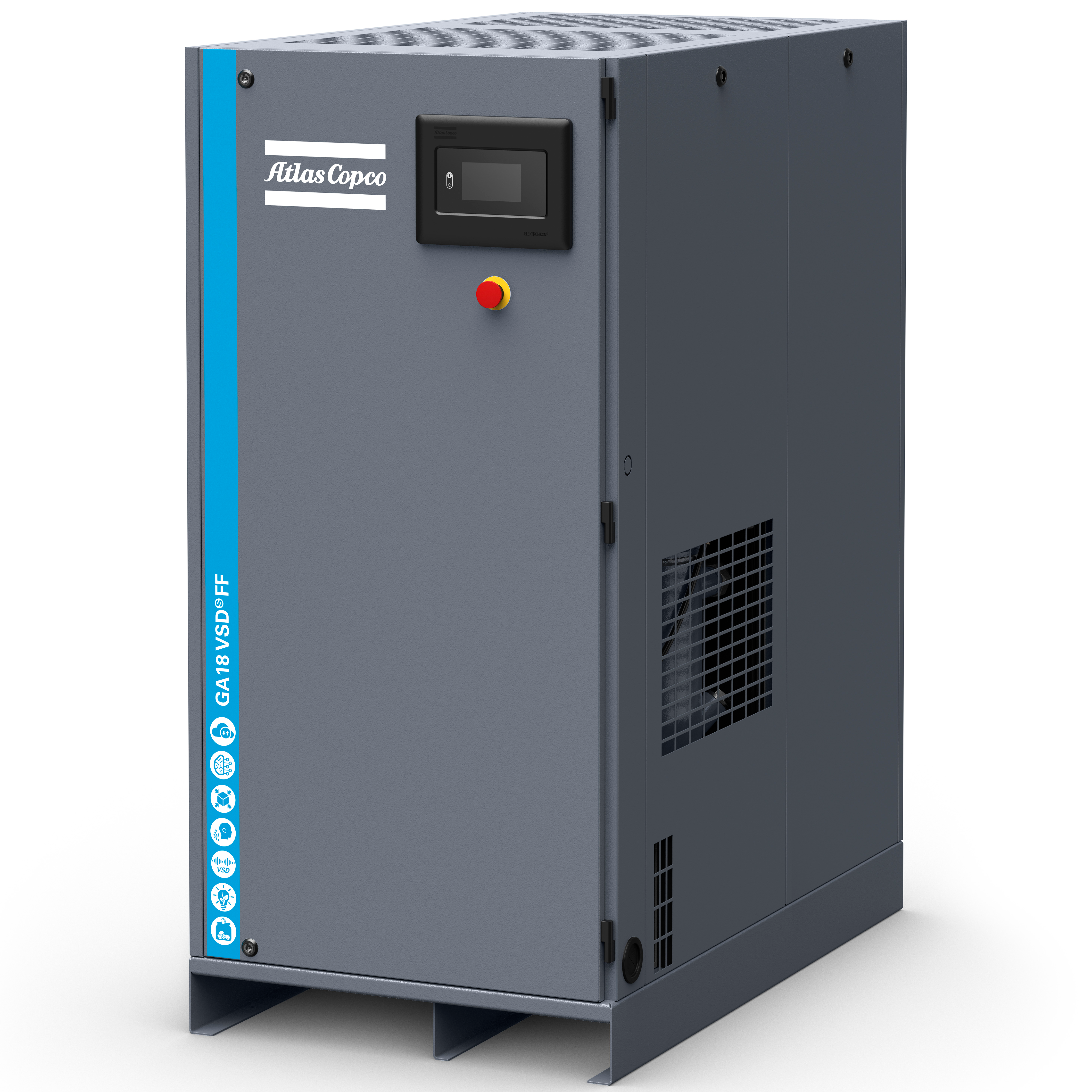 Atlas Copco GA5-18VSDS Variable Speed Rotary Screw Air Compressor Series