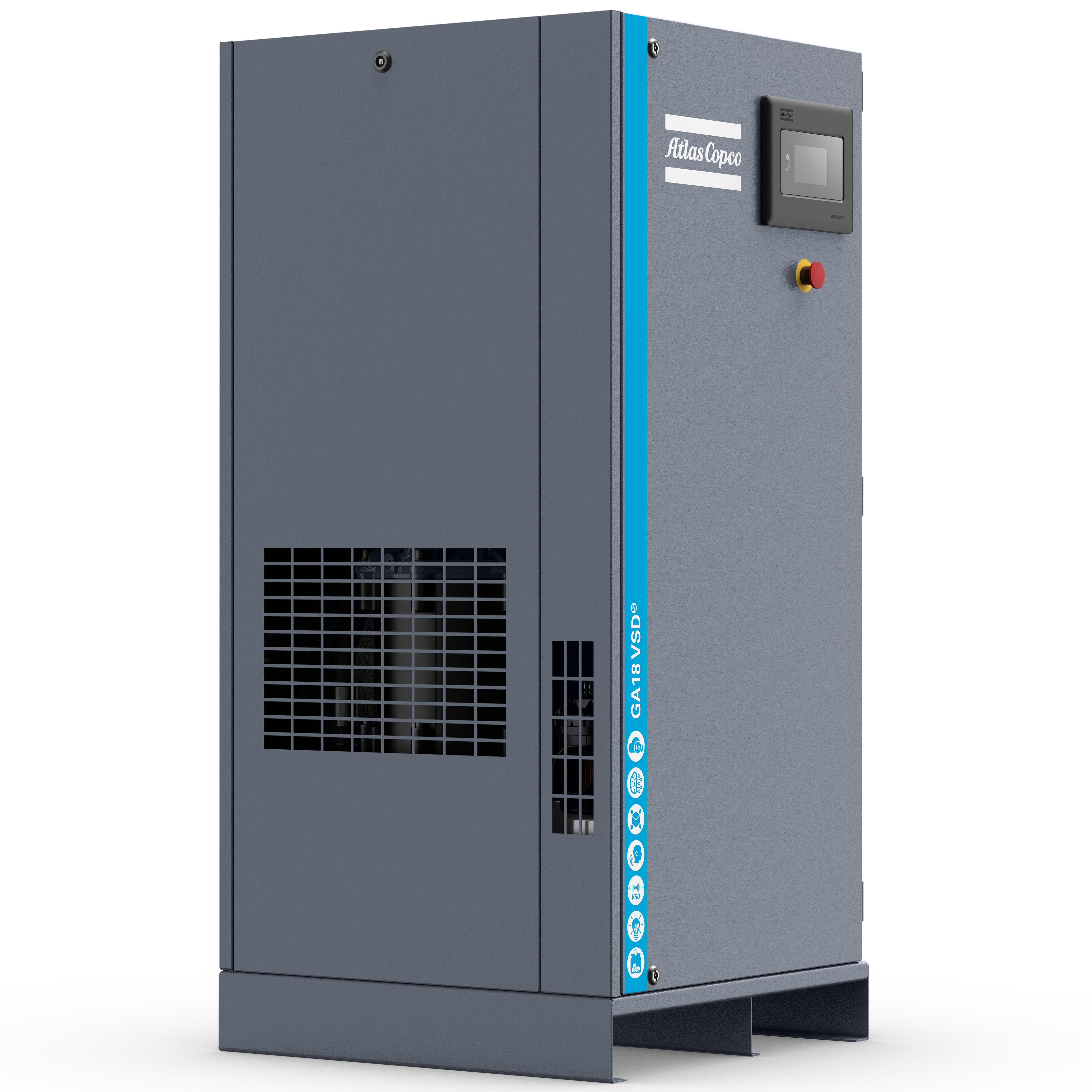 Atlas Copco GA5-18VSDS Variable Speed Rotary Screw Air Compressor Series