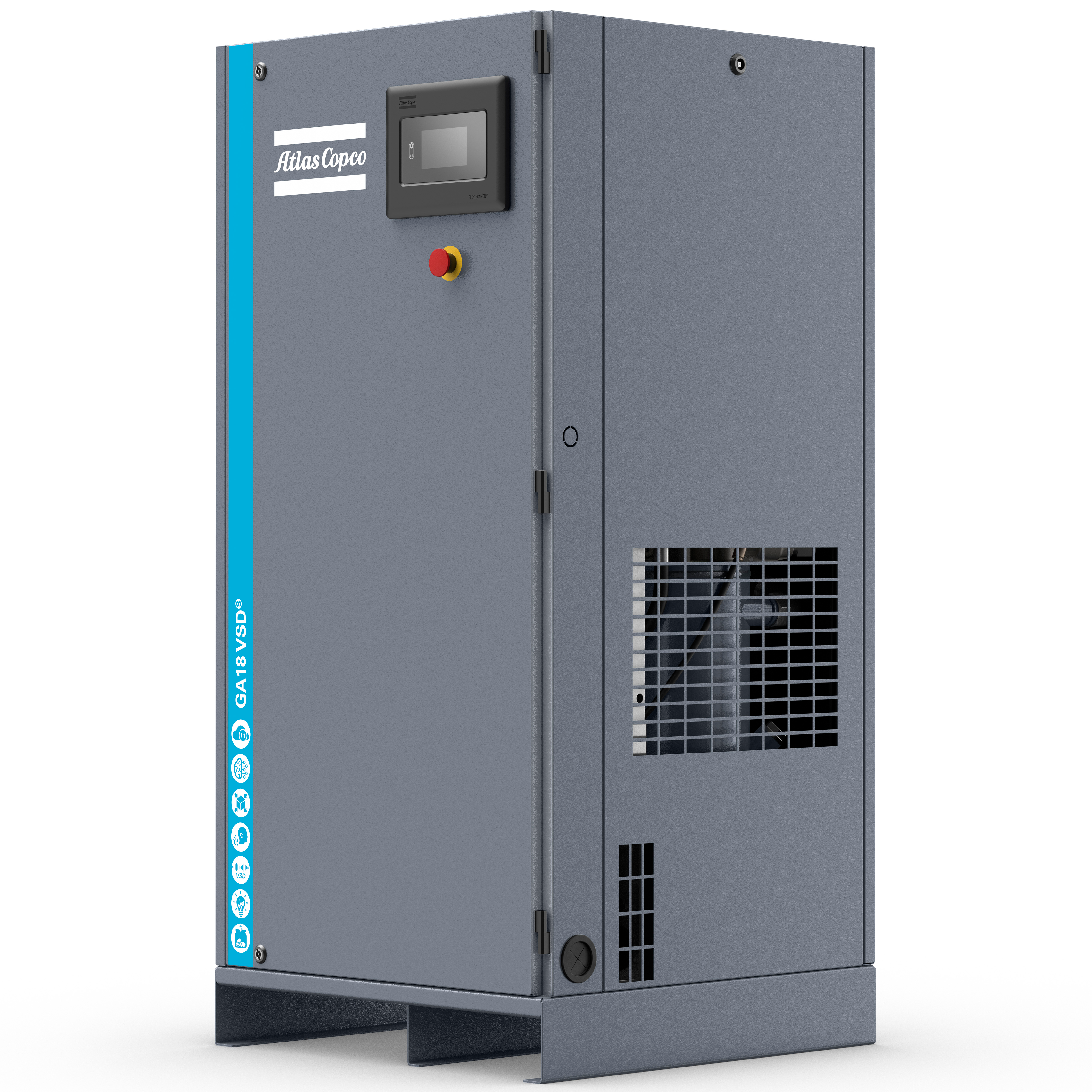 Atlas Copco GA5-18VSDS Variable Speed Rotary Screw Air Compressor Series