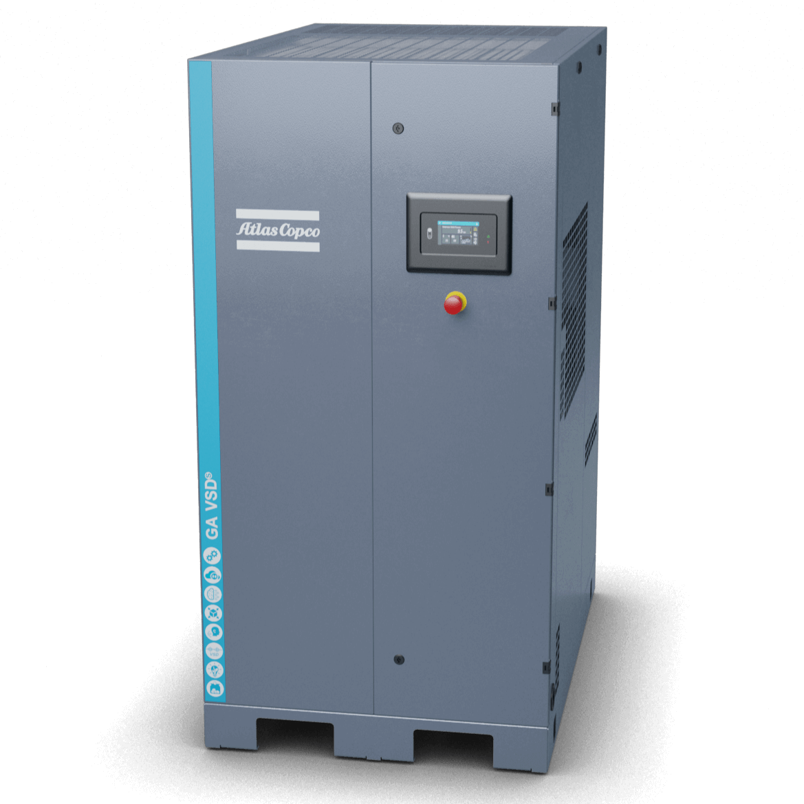 Atlas Copco GA22-37 VSDS Variable Speed Rotary Screw Air Compressor