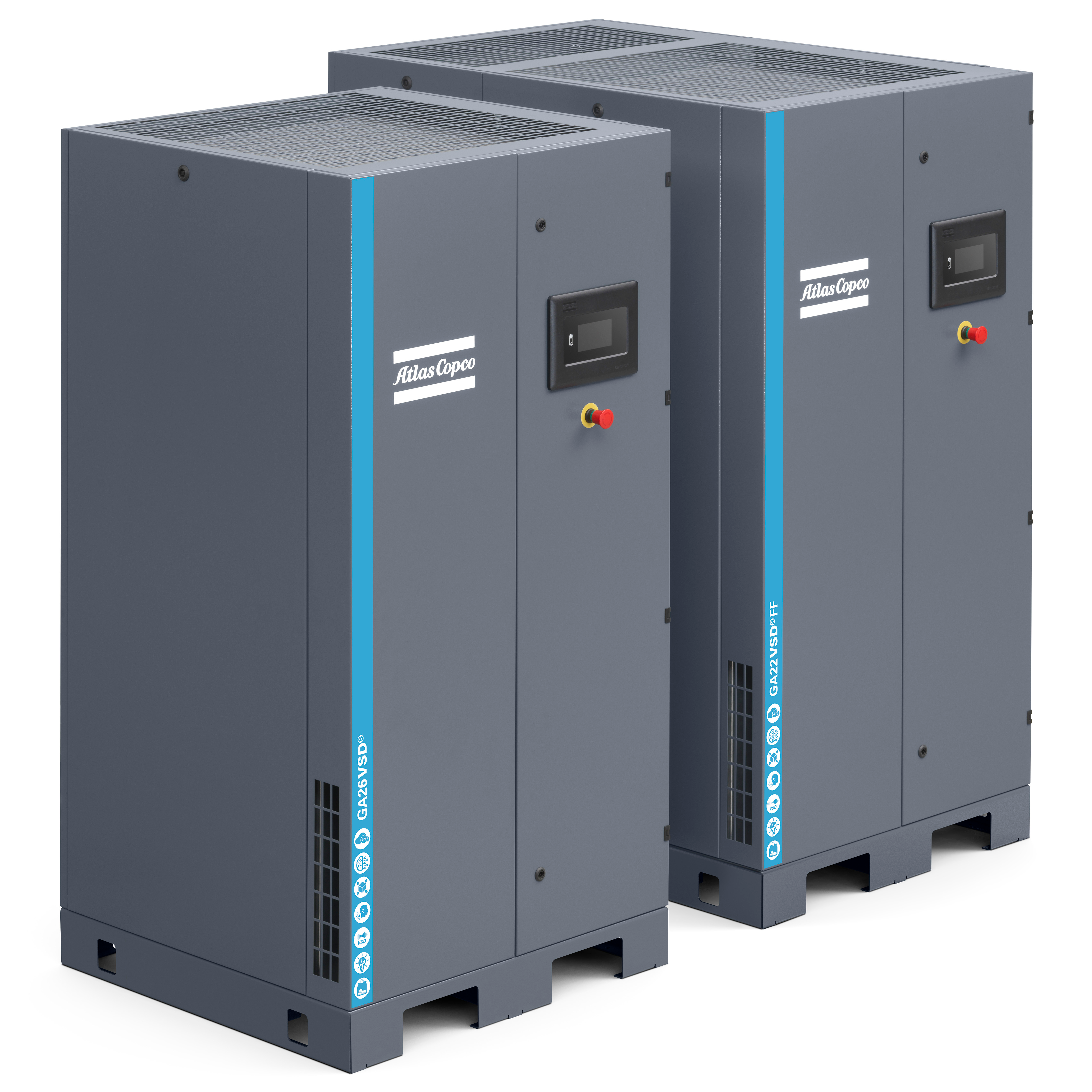 Atlas Copco GA22-37 VSDS Variable Speed Rotary Screw Air Compressor