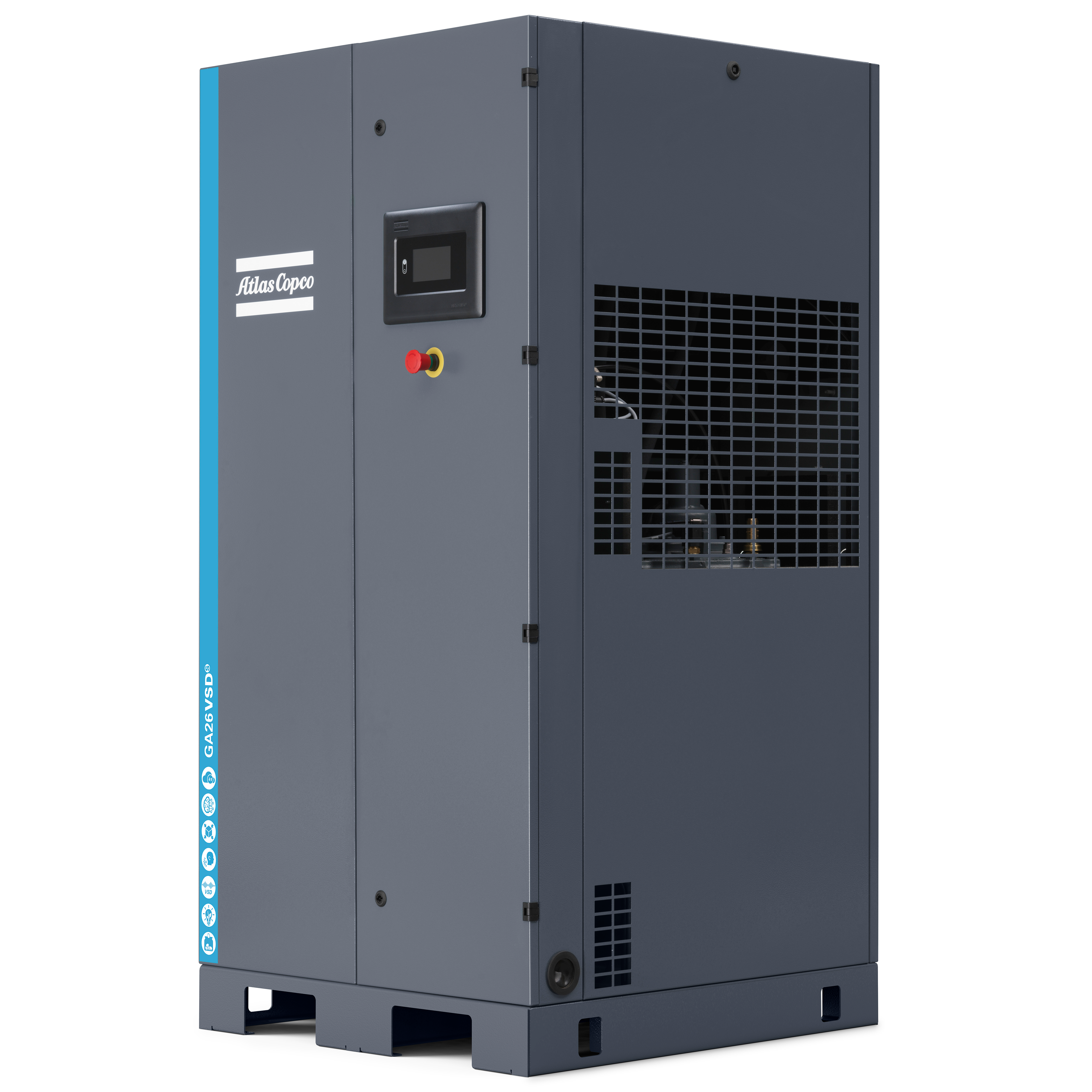 Atlas Copco GA22-37 VSDS Variable Speed Rotary Screw Air Compressor