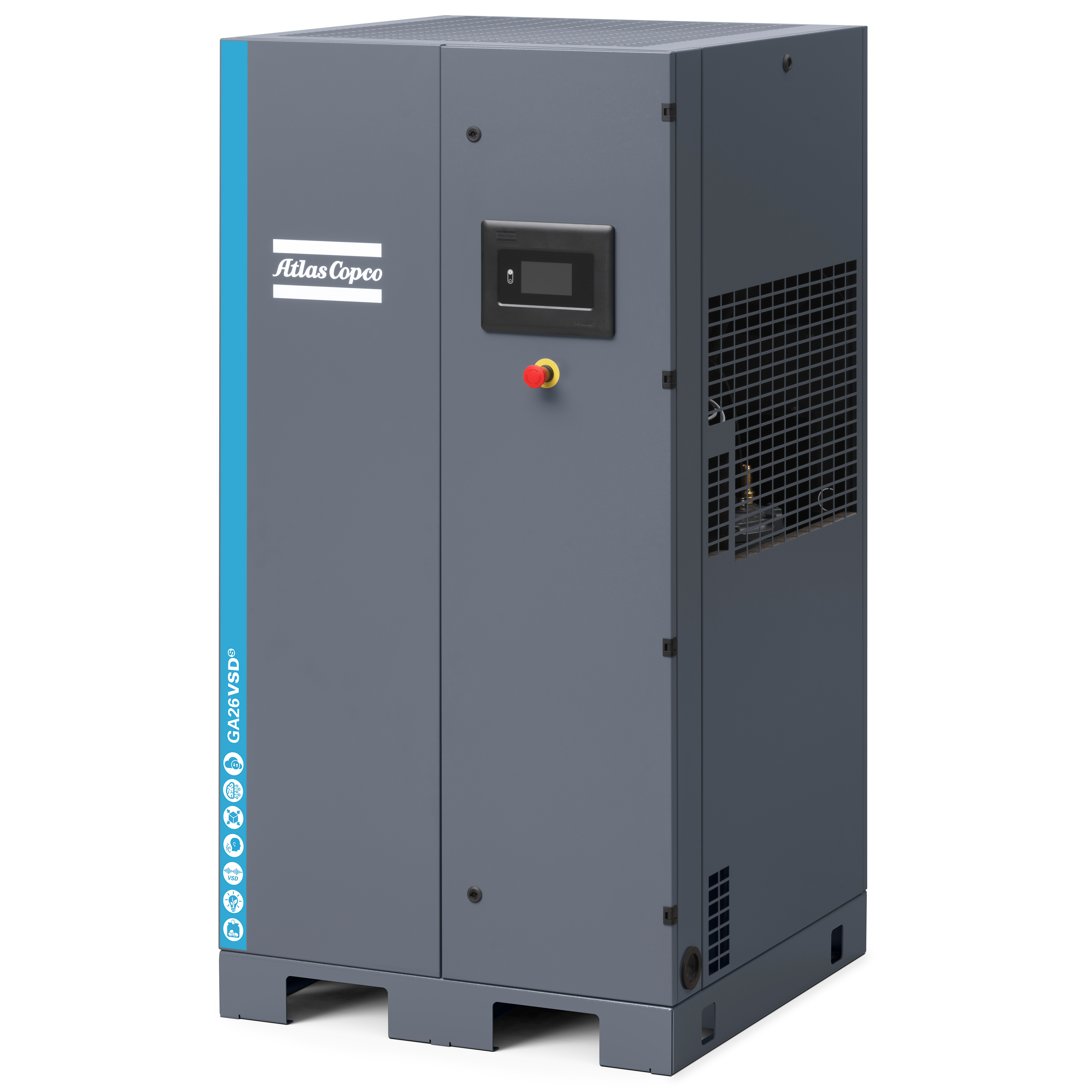 Atlas Copco GA22-37 VSDS Variable Speed Rotary Screw Air Compressor