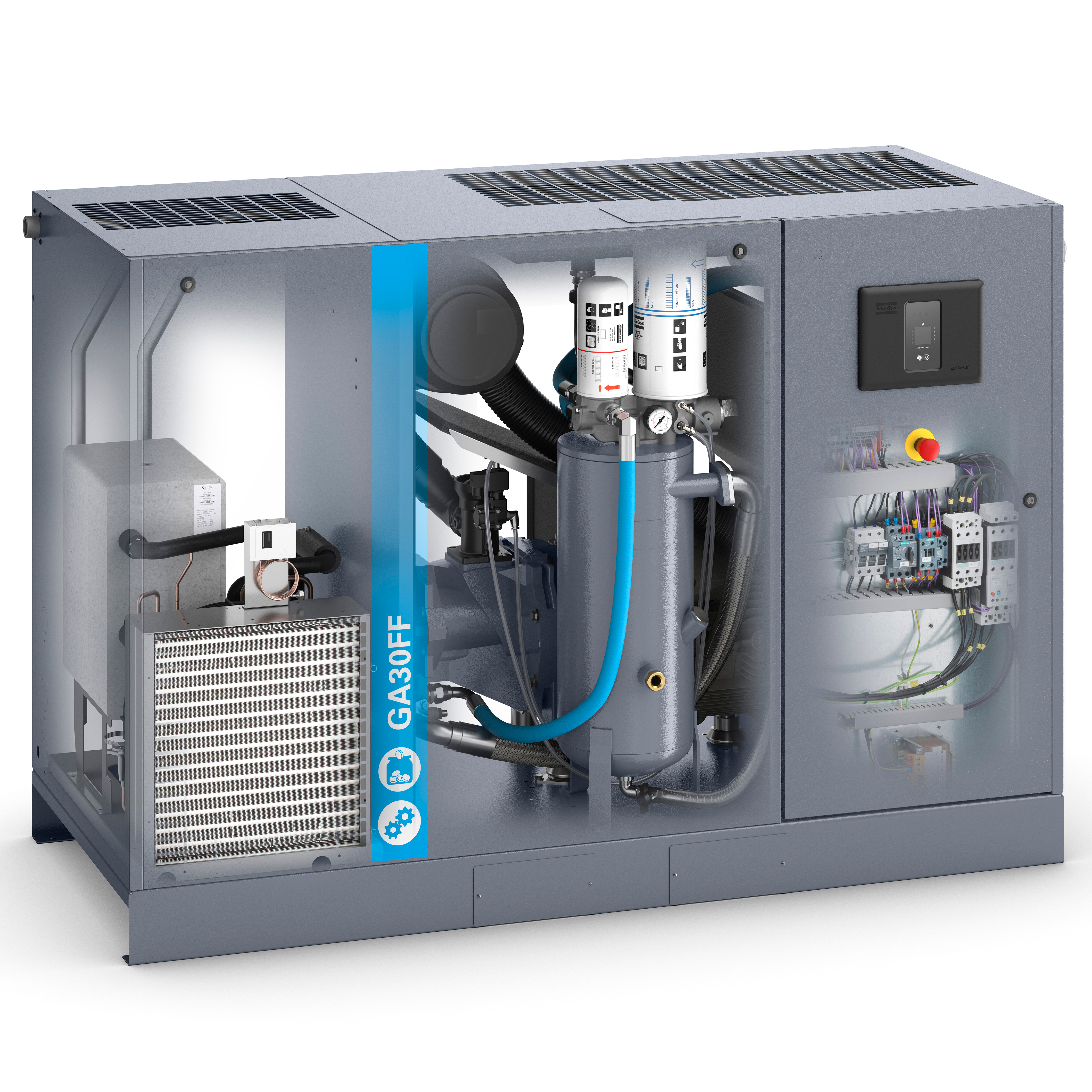 Atlas Copco GA15-30 Rotary Screw Air Compressor Series