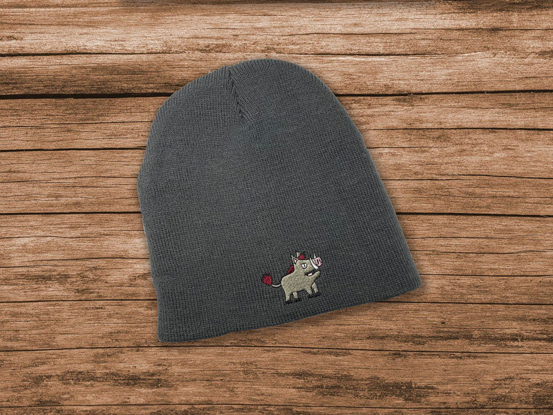 Warthog Grey Beanie
