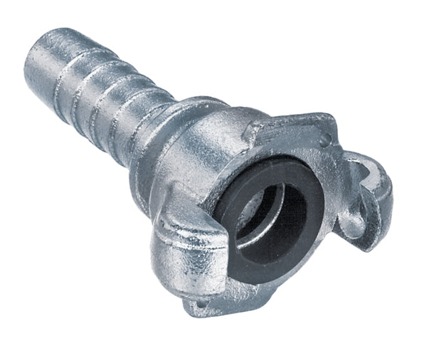 Warthog twist-claw universal air hose coupling, hose barb end
