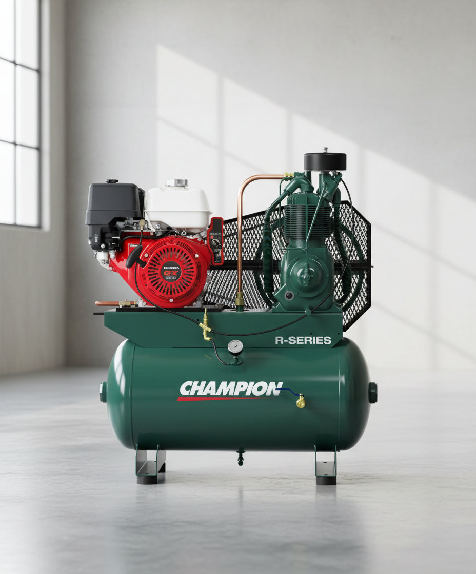 Engine Driven Reciprocating Compressor by Champion