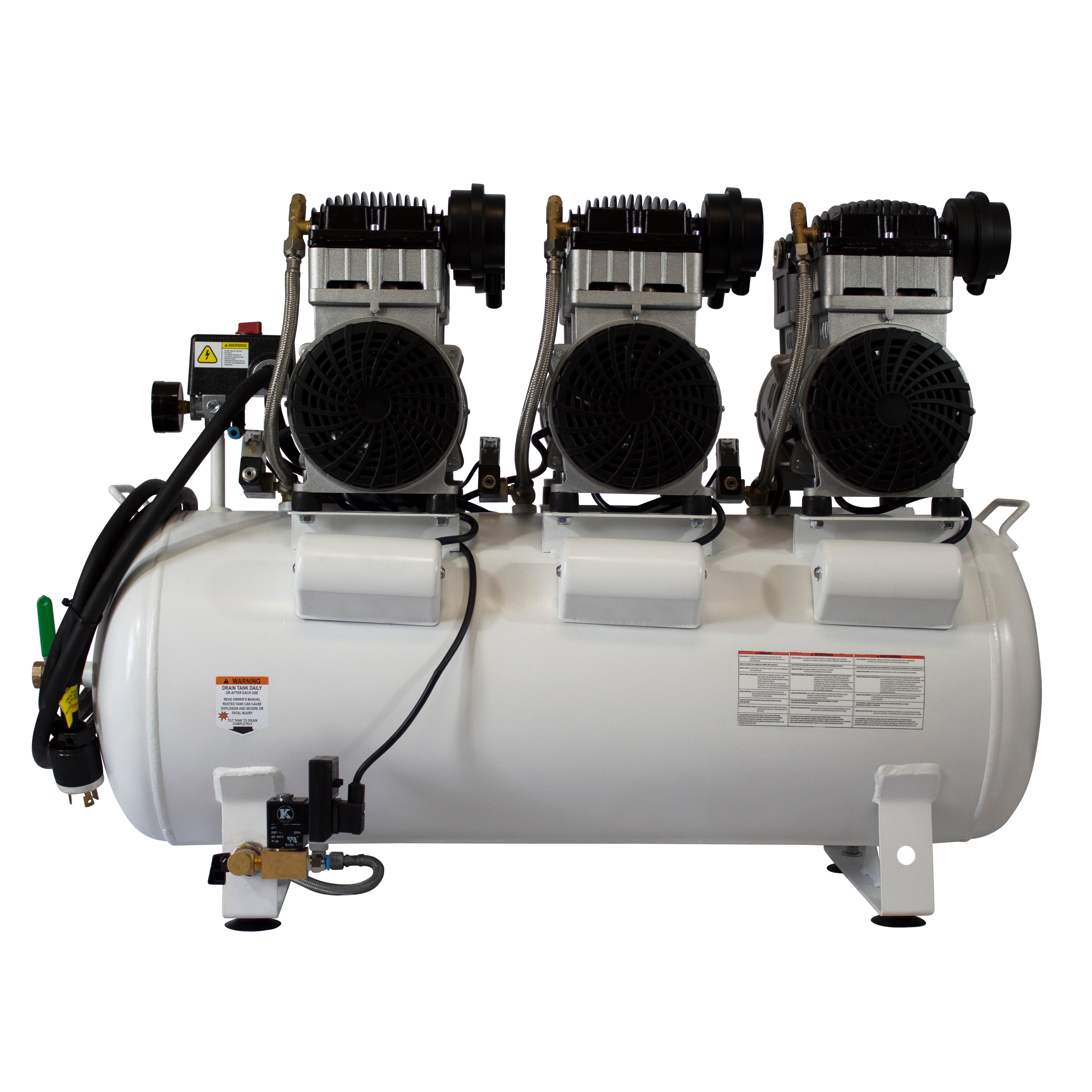 California Air Tools 6.0 Hp, 20.0 Gal. Steel Tank Ultra Quiet & Oil-Free Air Compressor with Auto Drain Valve