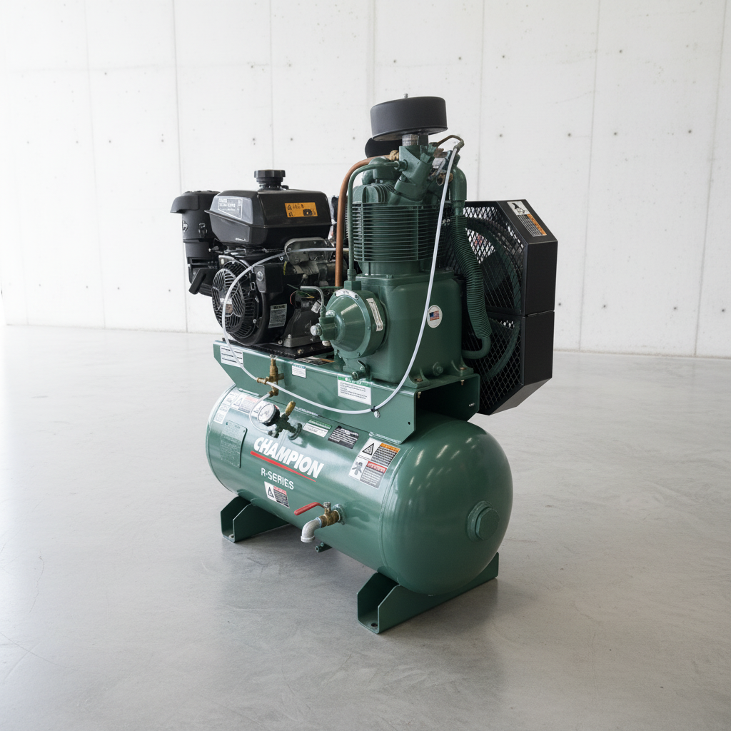 Engine Driven Reciprocating Compressor by Champion