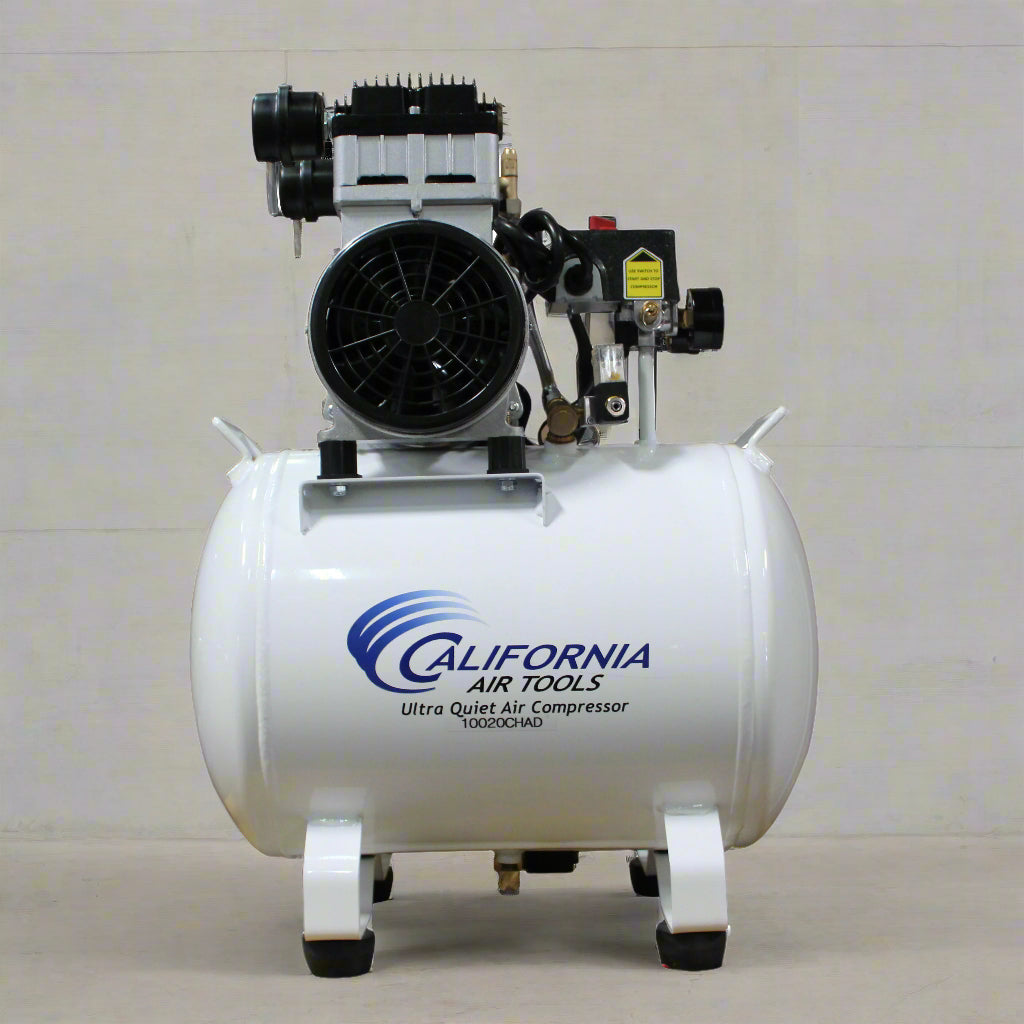 California Air Tools 2.0 Hp 10.0 Gal. Steel Tank Ultra Quiet & Oil-Free Air Compressor with Auto Drain Valve