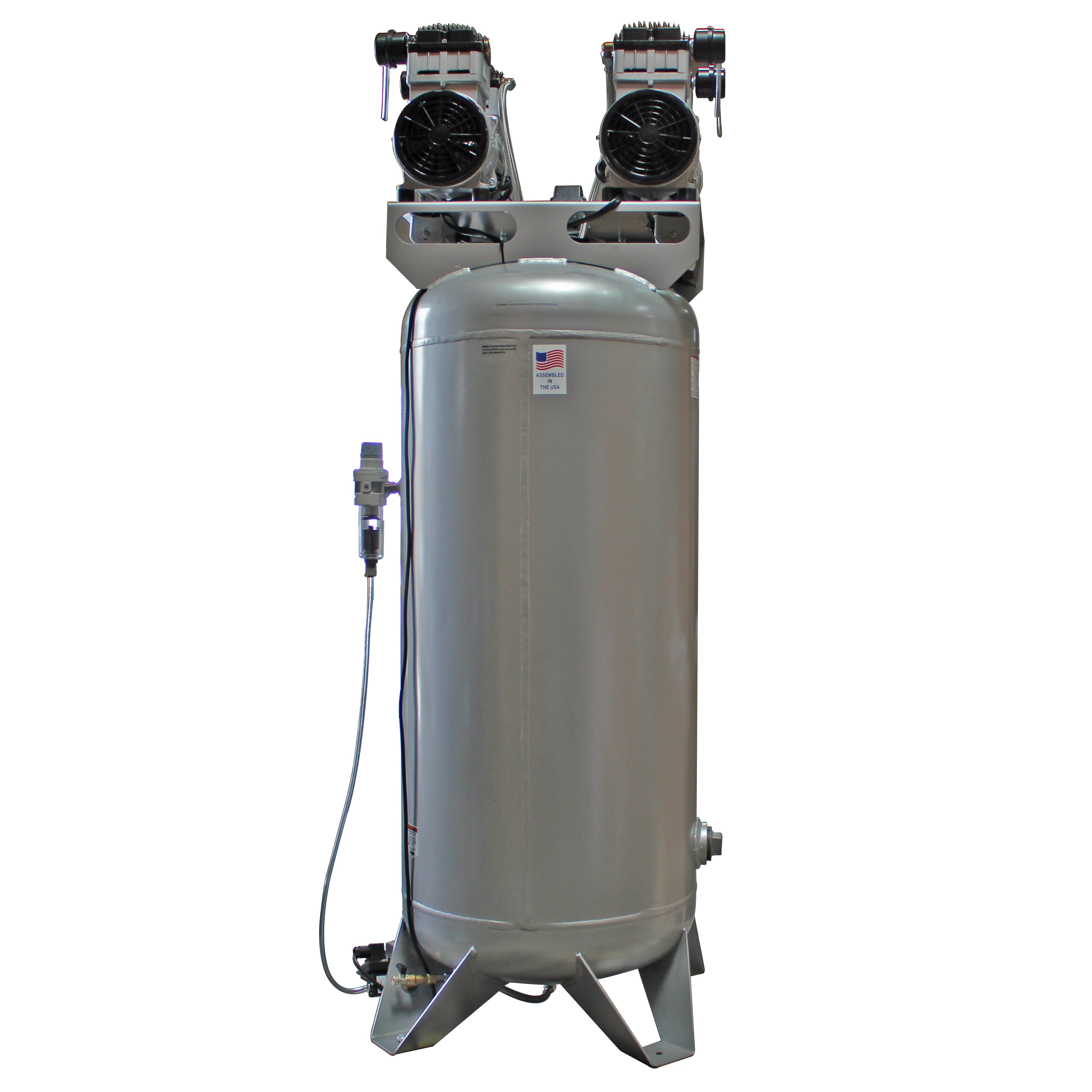 California Air Tools 4.0 Hp, 60.0 Gal. Steel Tank Ultra Quiet & Oil-Free Air Compressor Automatic Drain Valve