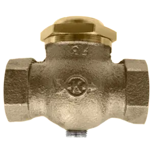 Kingston 215A horizontal in-line brass check valve