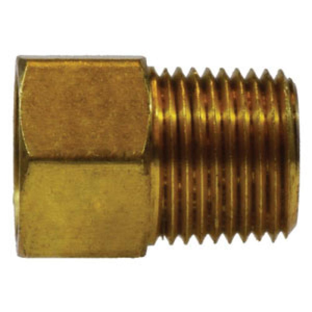 Brass inverted flare male NPT adapter fitting