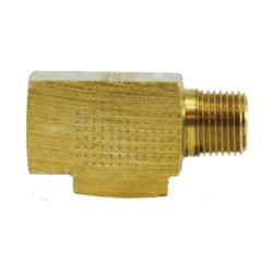 Midland brass inverted flare male run tee fitting