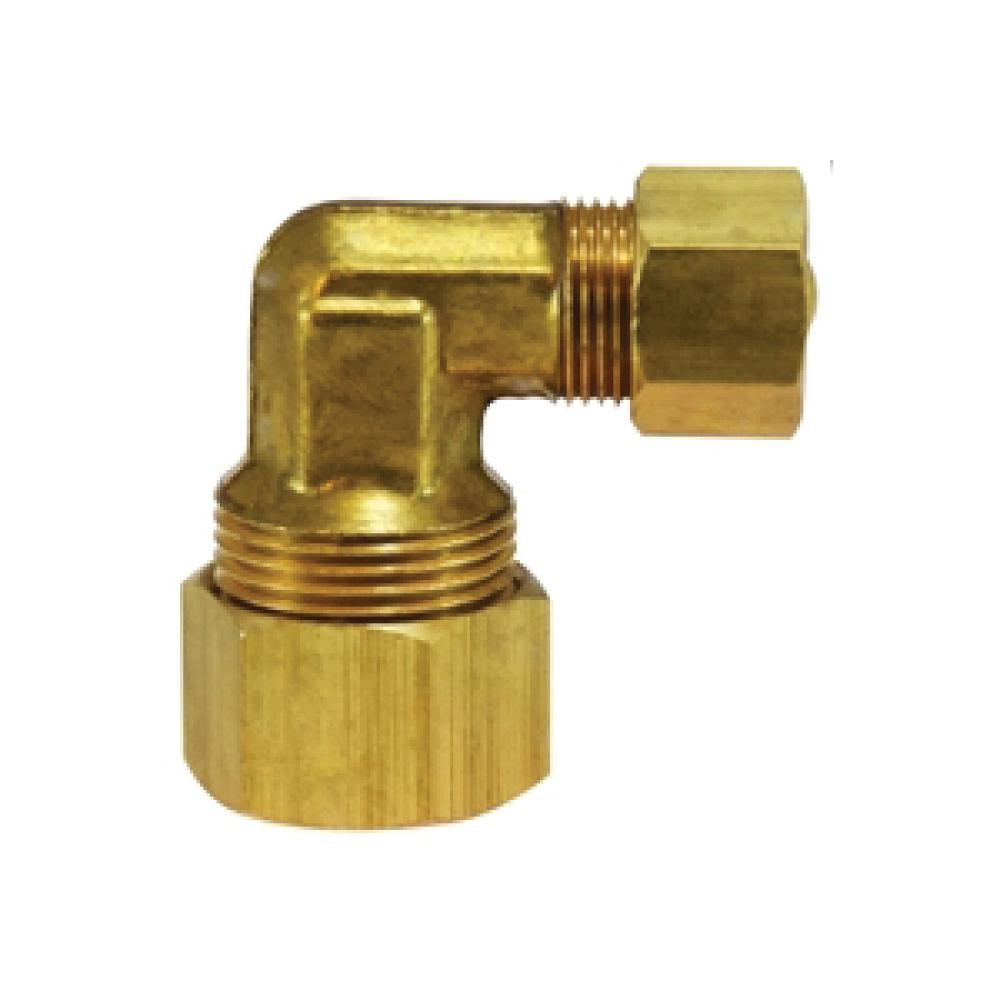 Midland forged brass 90 degree reducing compression elbow fitting