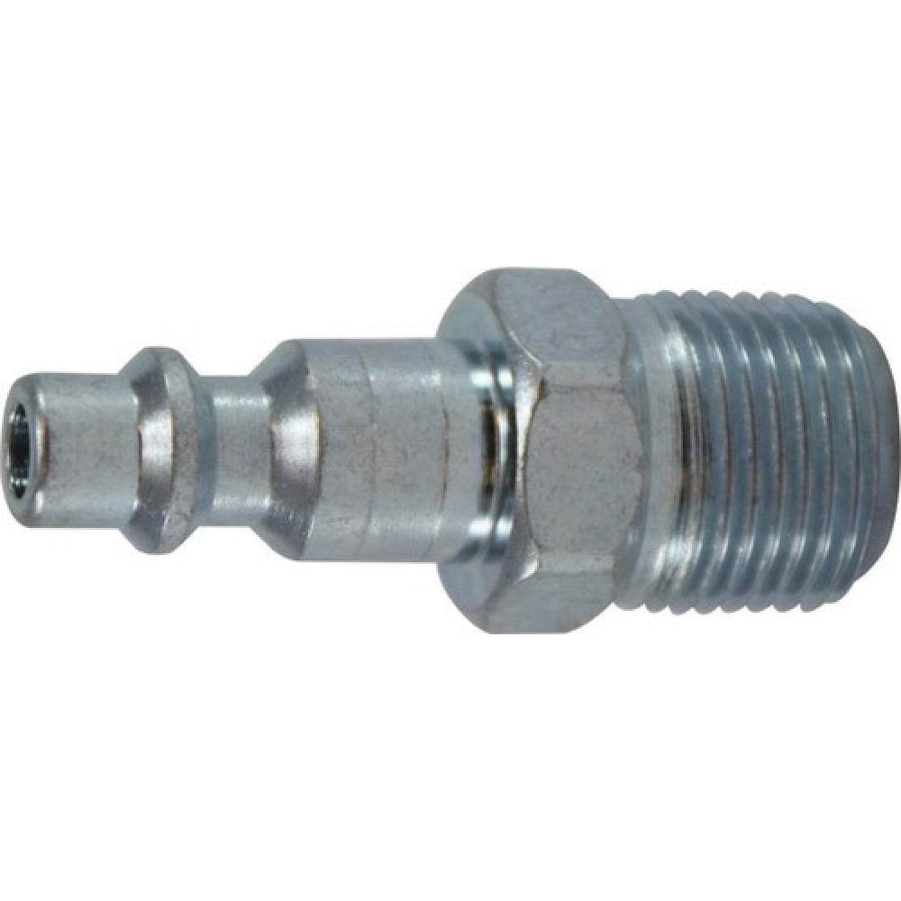 Midland 1/4" Industrial Interchange Air Plug — 1/8" MNPT, Steel
