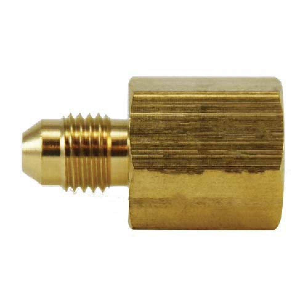 Brass JIC 37° flare male x female NPT straight adapter