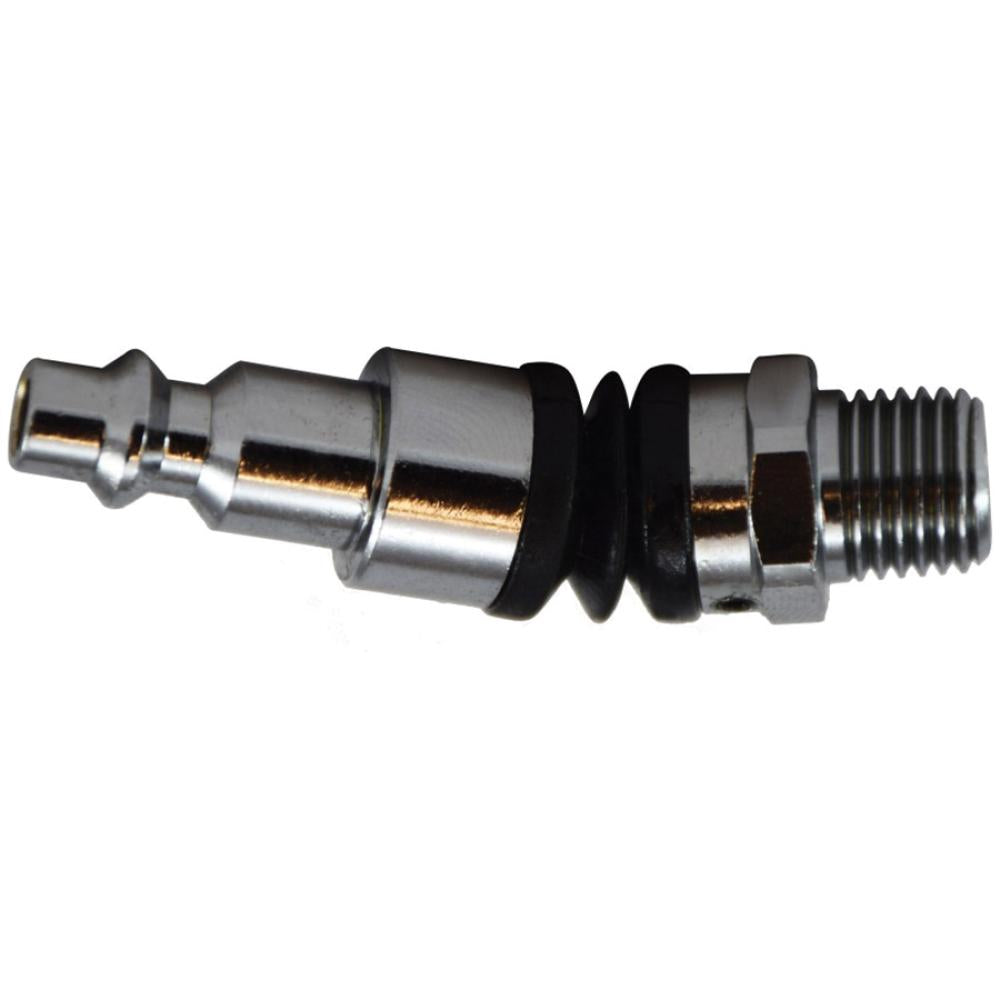 Midland 1/4" Industrial Interchange Air Plug — 1/4" MNPT Swivel, Steel