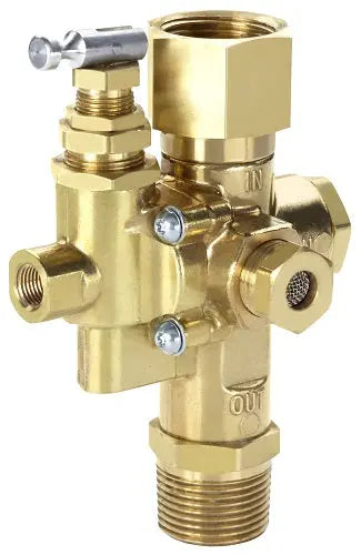 Conrader NG-Series piloted unloader check valve inlet kit, brass