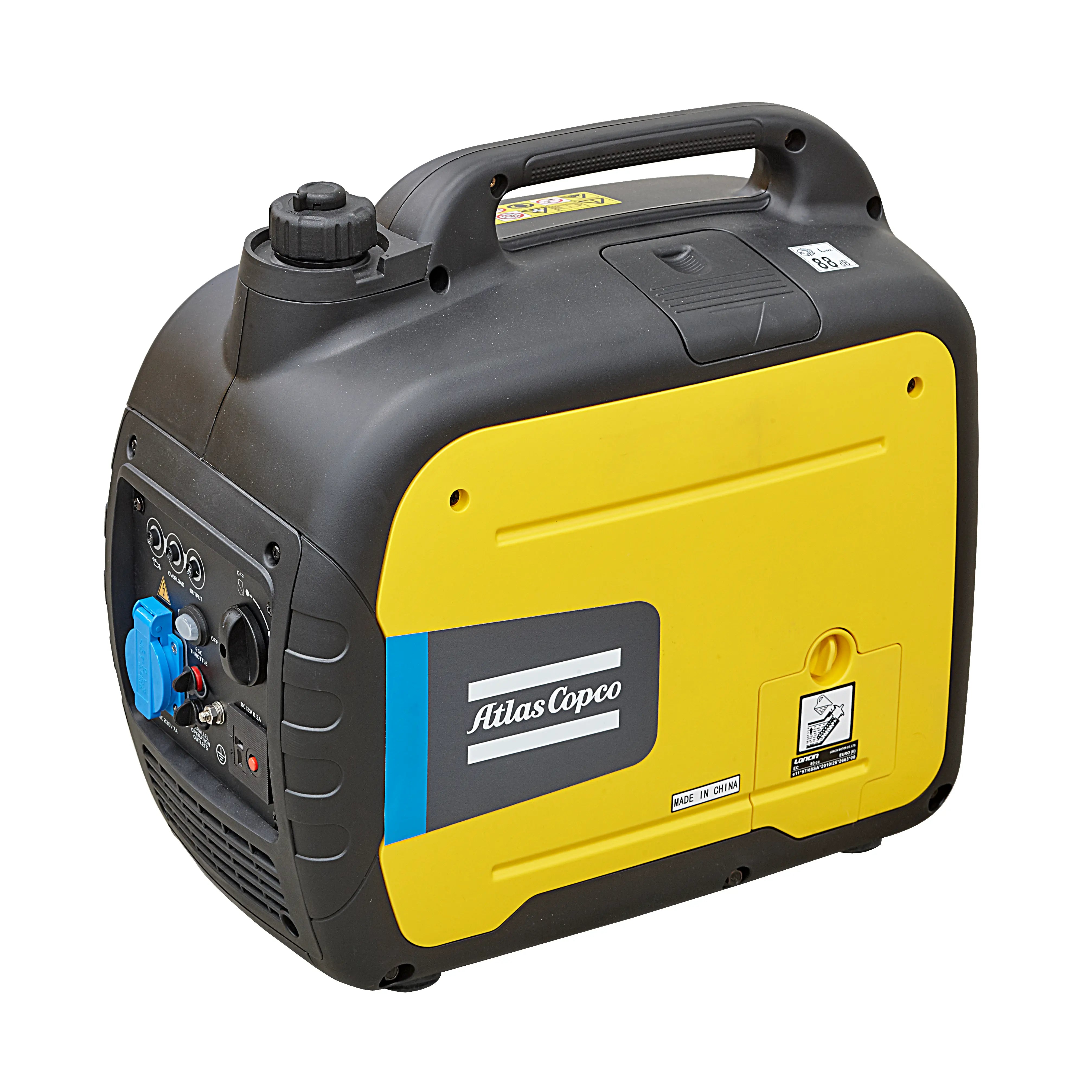 Atlas Copco P2000iW Inverter Generator | 1,800W Portable, 65 dB