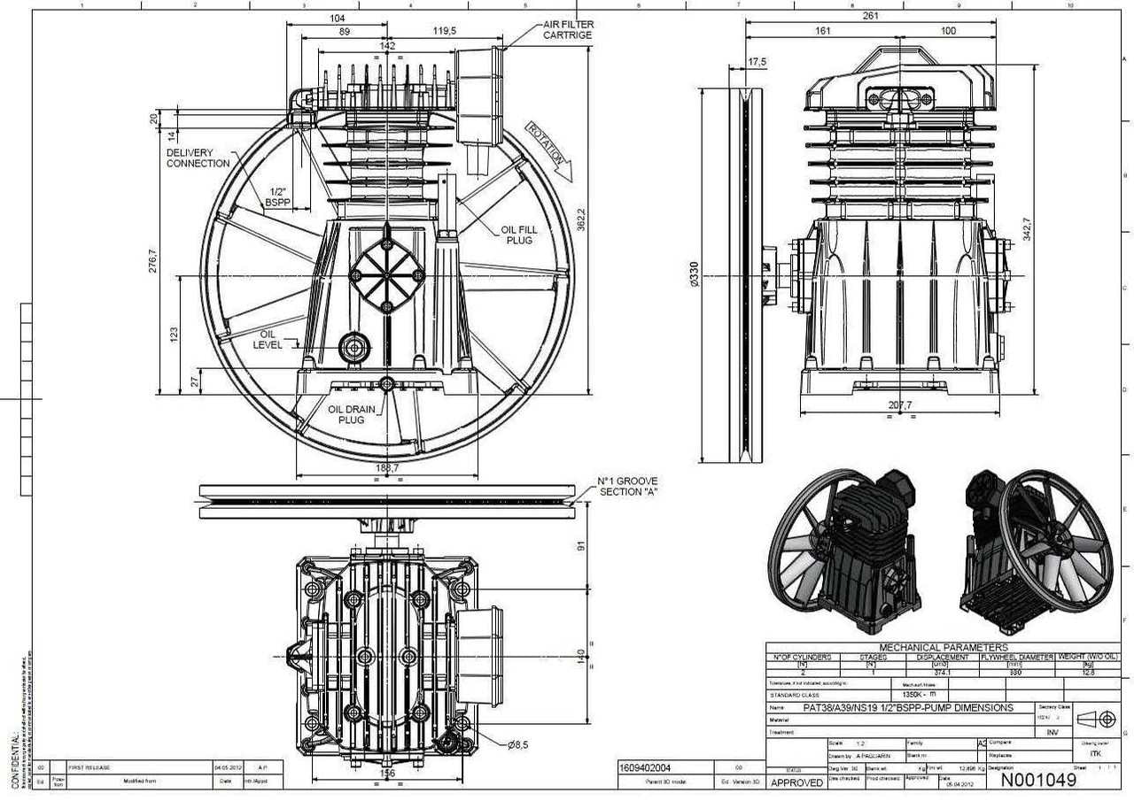 COMPRESSOR:PAT38 QUINCY - 4116091332
