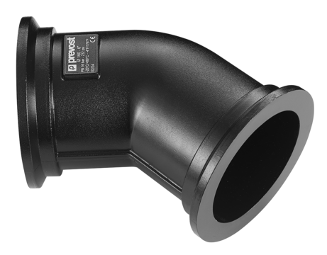 Aluminum 45° Elbow Socket, 2-Connect, by Prevost