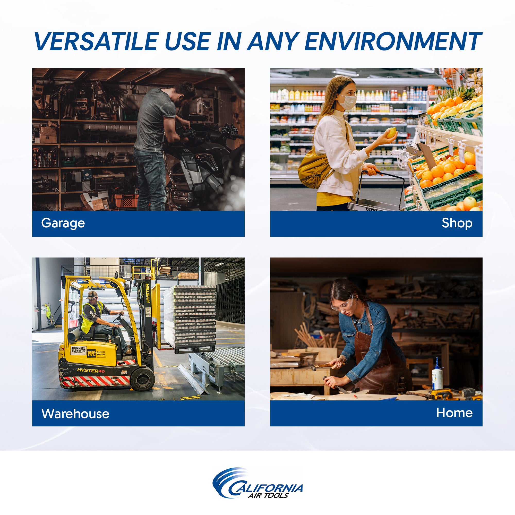 California Air Tools 1510 Quiet Air Compressor | CAT-1510